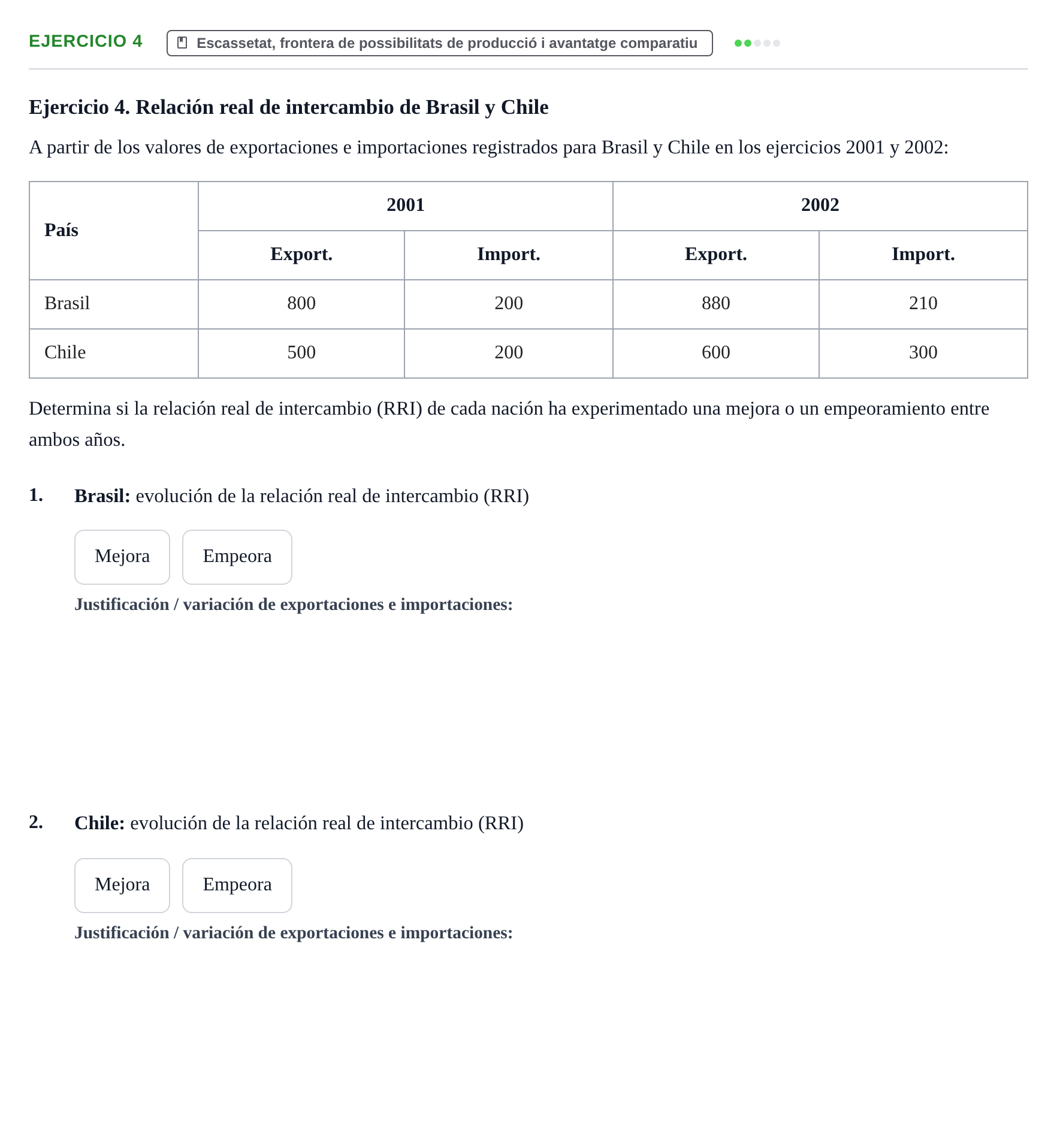Enunciado: Ejercicio 4