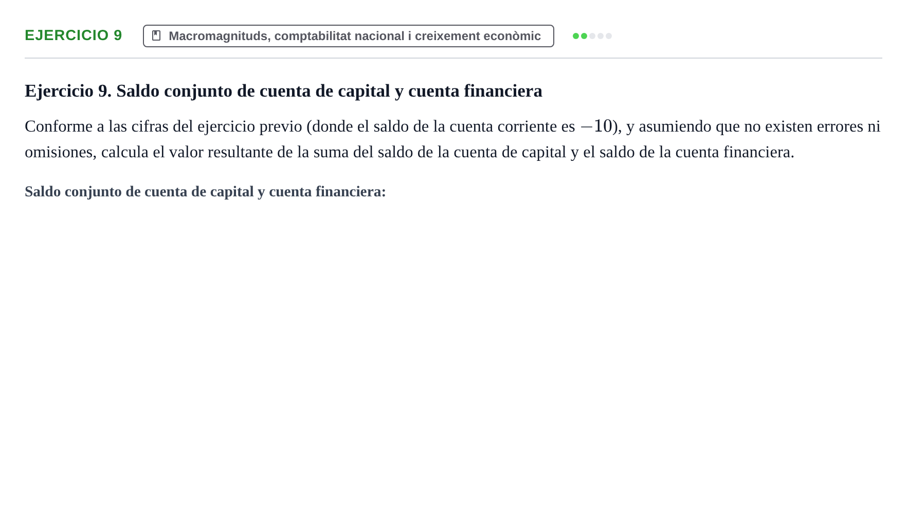 Enunciado: Ejercicio 9