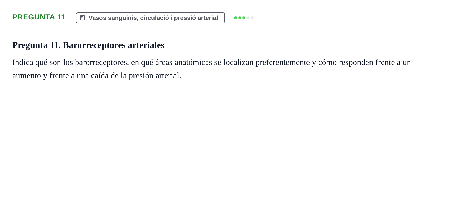 Enunciado: Pregunta 11