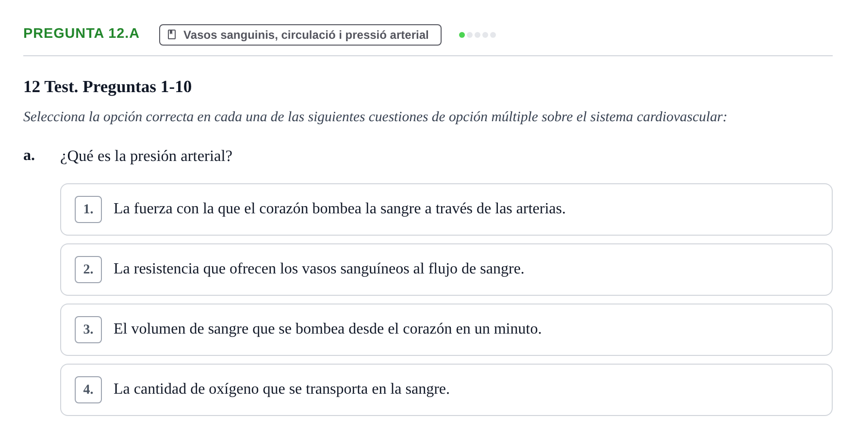 Enunciado: Pregunta 12.a