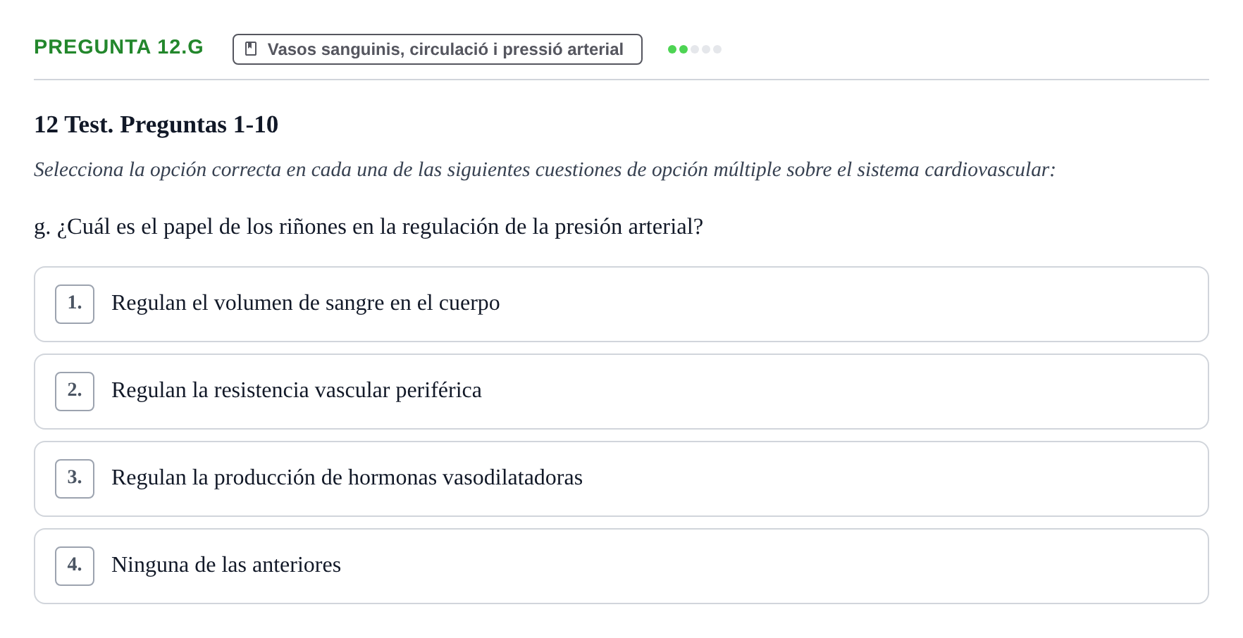 Enunciado: Pregunta 12.g