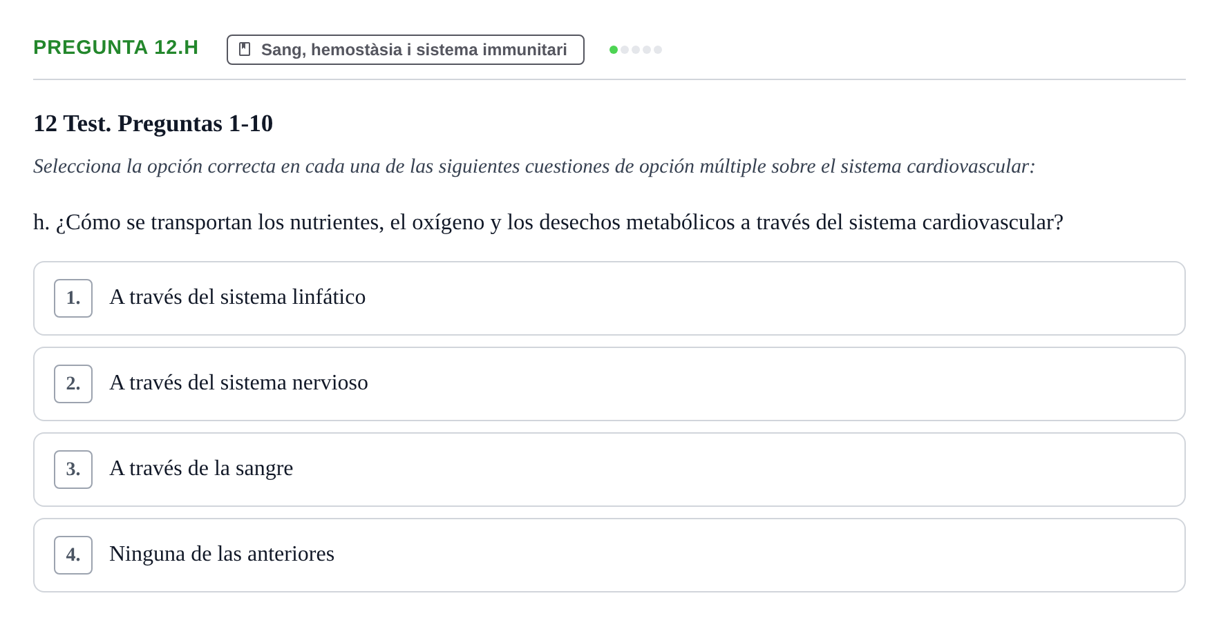 Enunciado: Pregunta 12.h