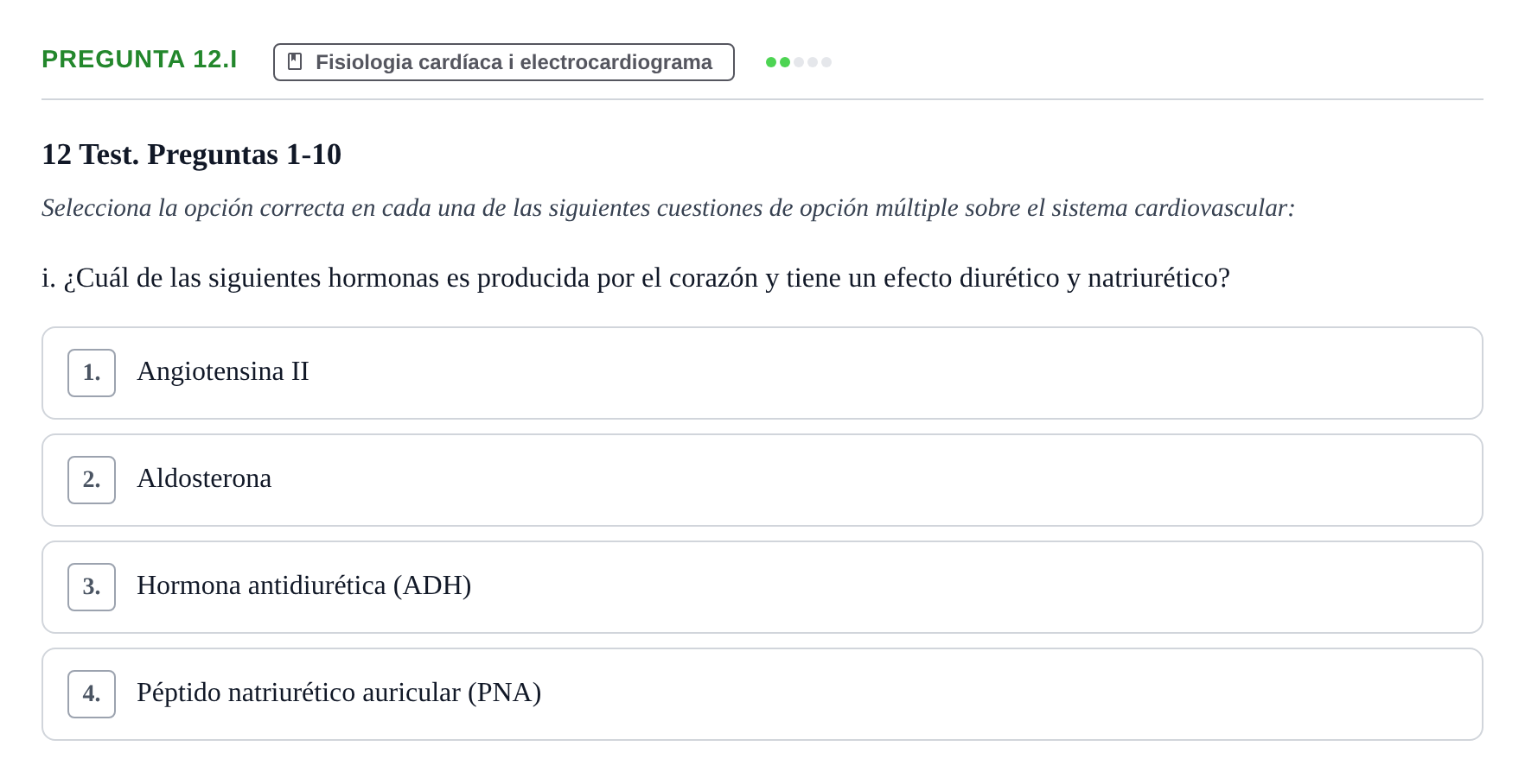 Enunciado: Pregunta 12.i