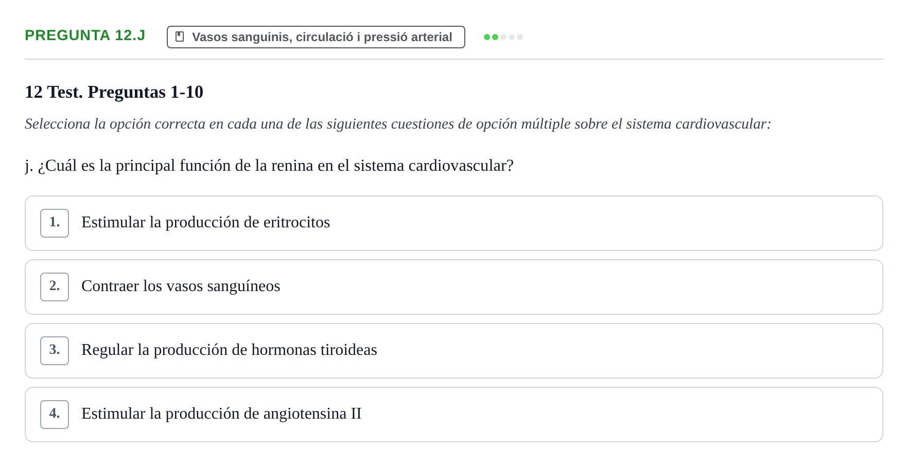 Enunciado: Pregunta 12.j
