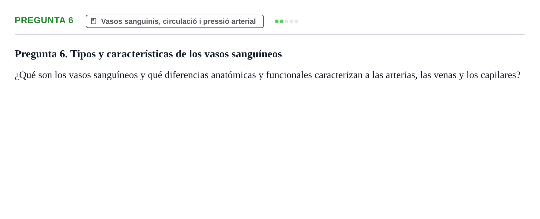 Enunciado: Pregunta 6