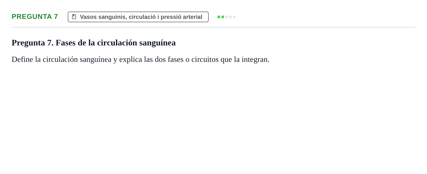 Enunciado: Pregunta 7