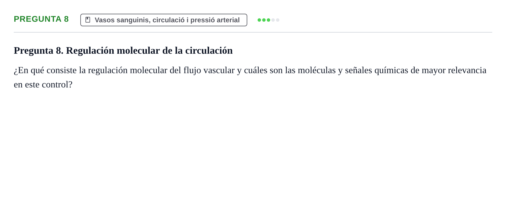 Enunciado: Pregunta 8