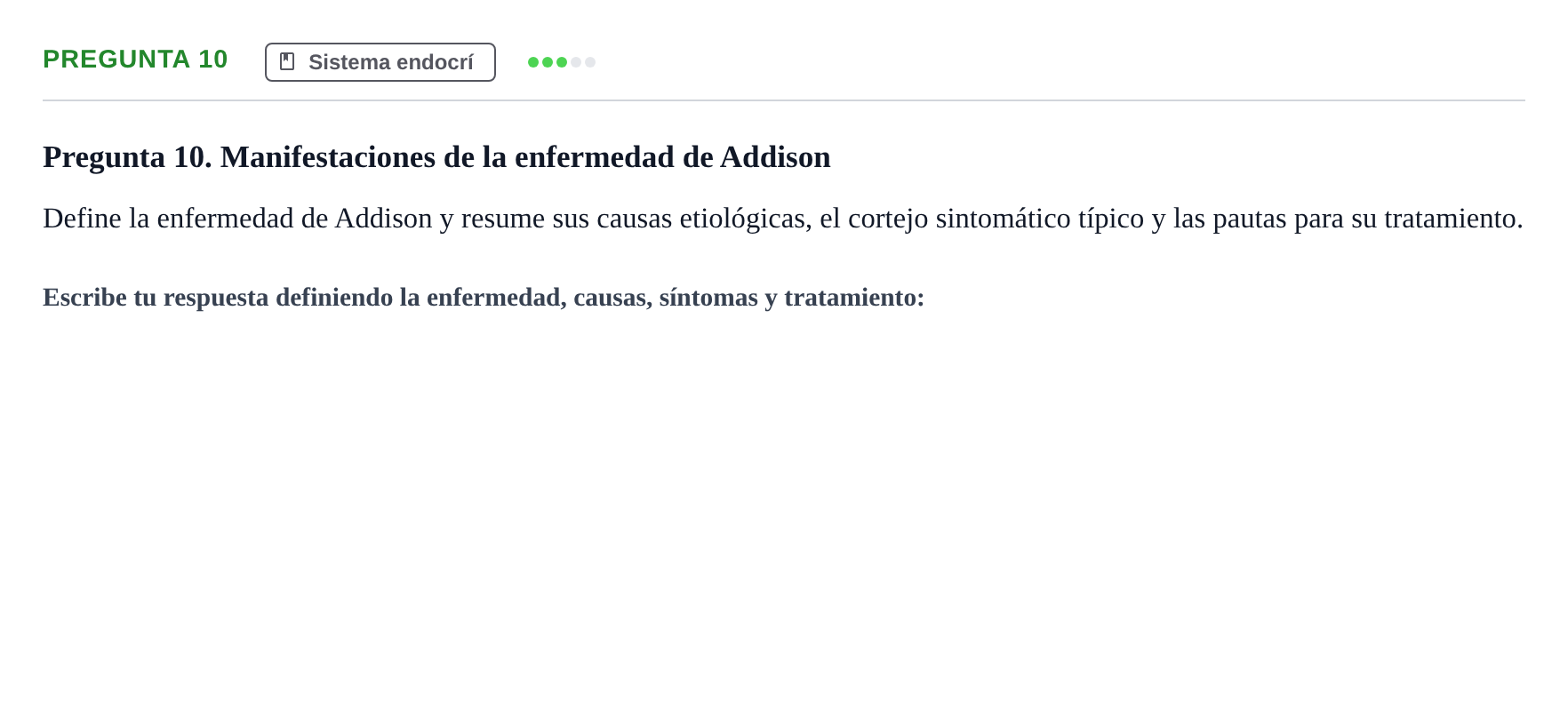 Enunciado: Pregunta 10
