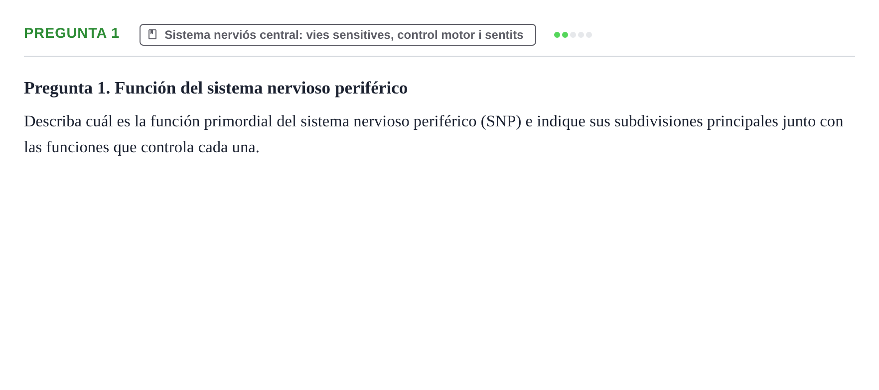 Enunciado: Pregunta 1