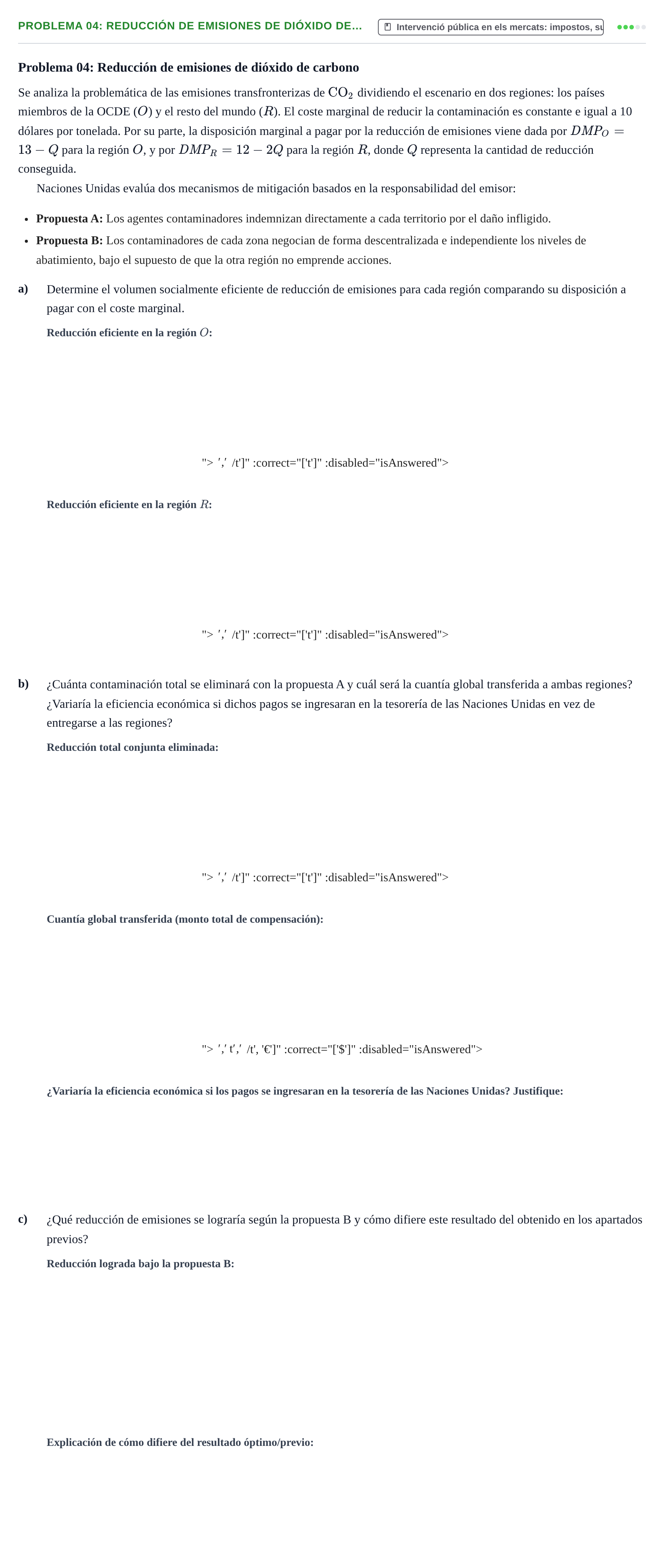 Enunciado: Problema 04: Reducción de emisiones de dióxido de…