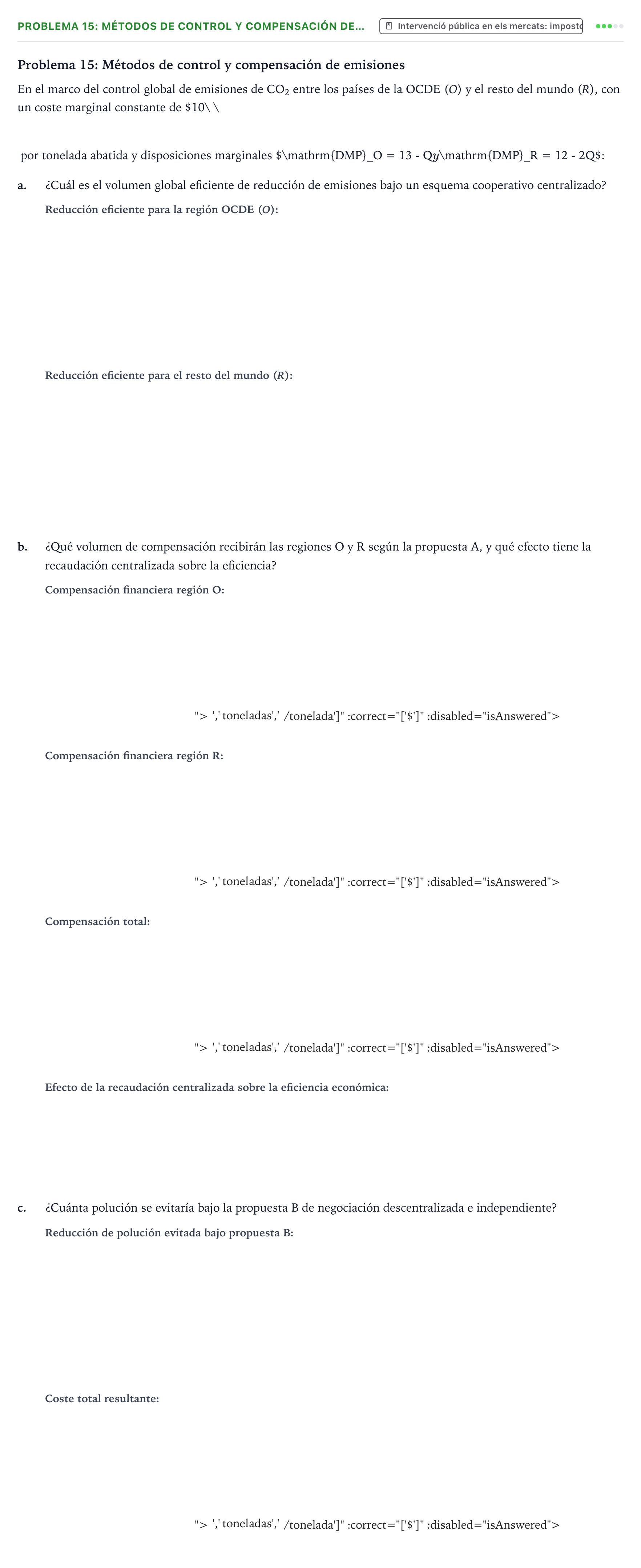 Enunciado: Problema 15: Métodos de control y compensación de…