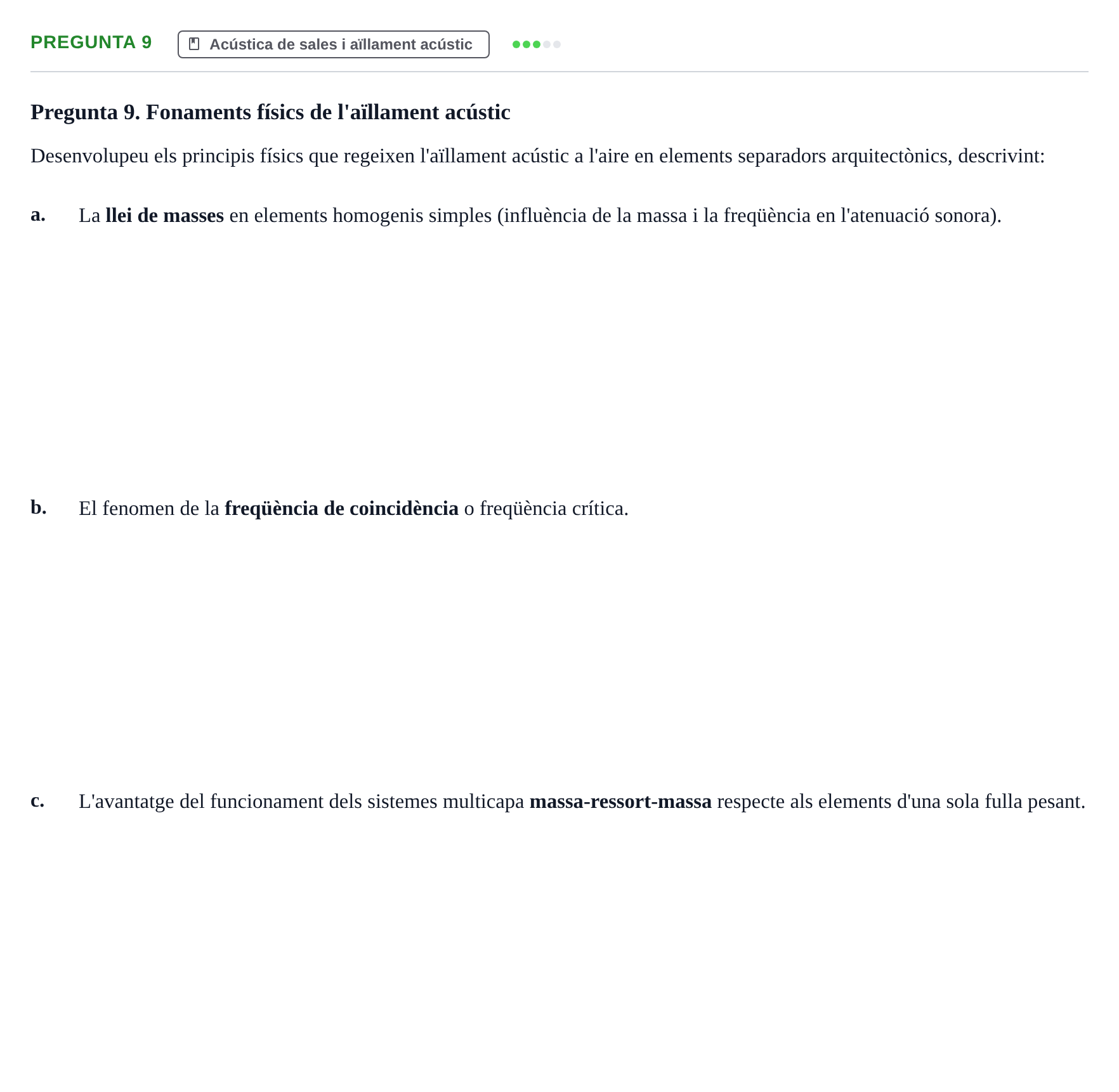 Enunciado: Pregunta 9
