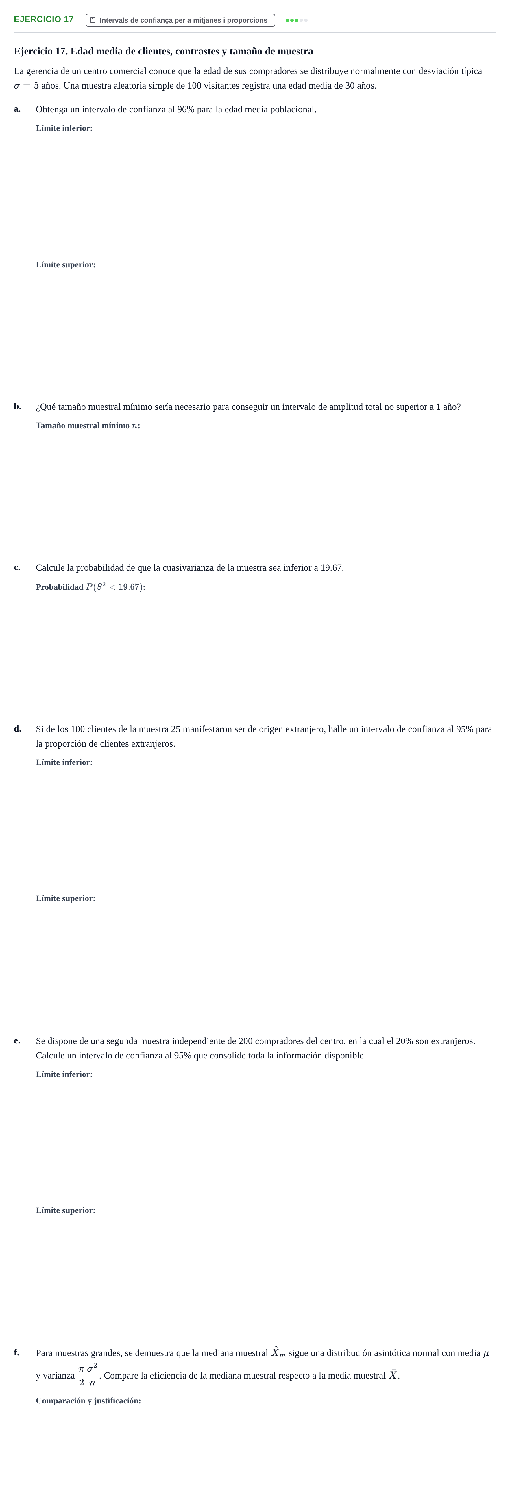 Enunciado: Ejercicio 17