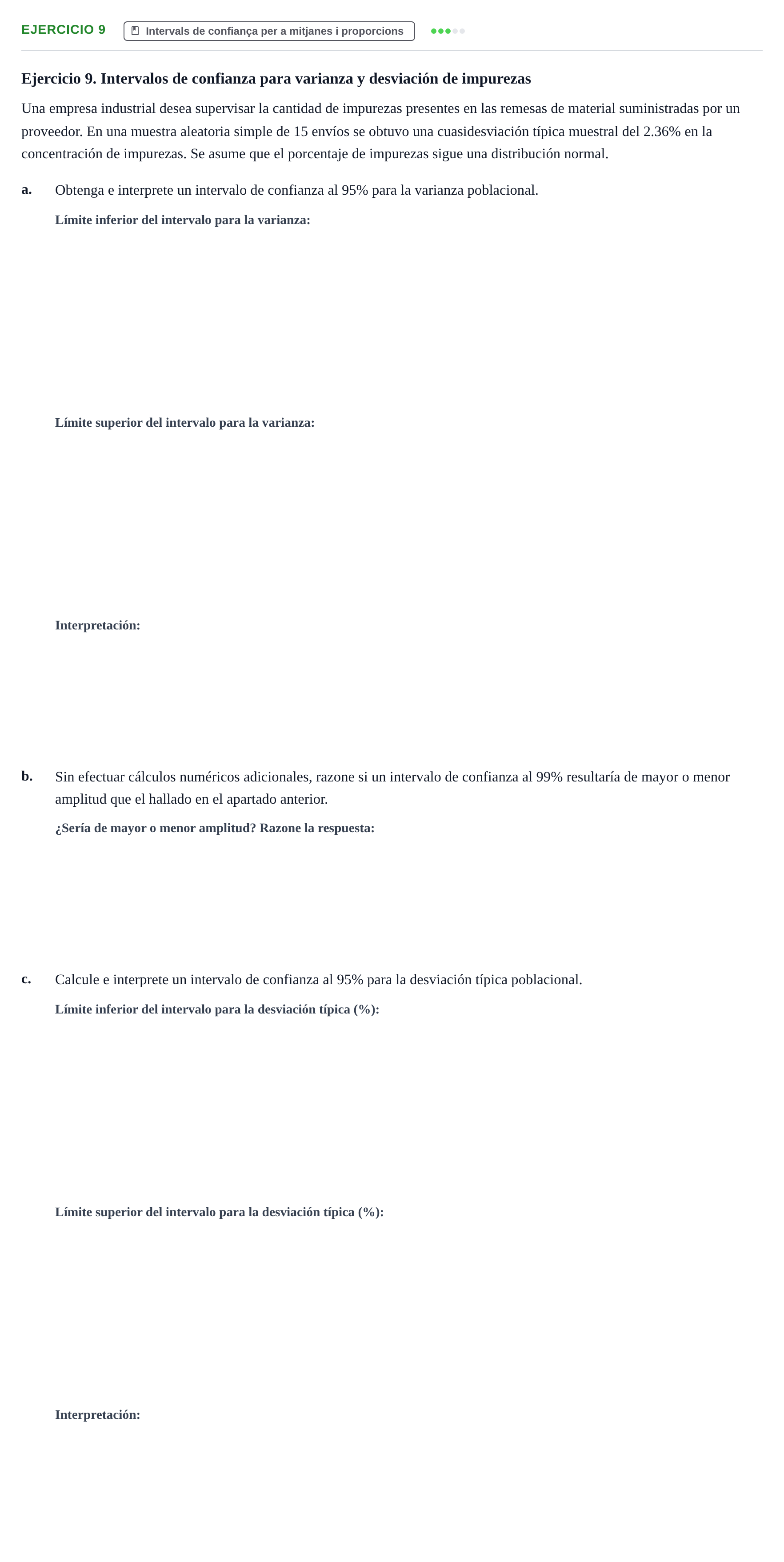 Enunciado: Ejercicio 9