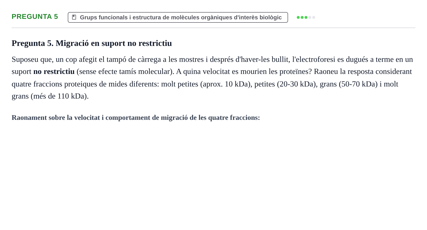 Enunciado: Pregunta 5