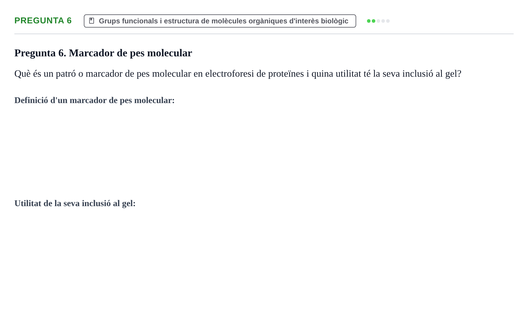 Enunciado: Pregunta 6