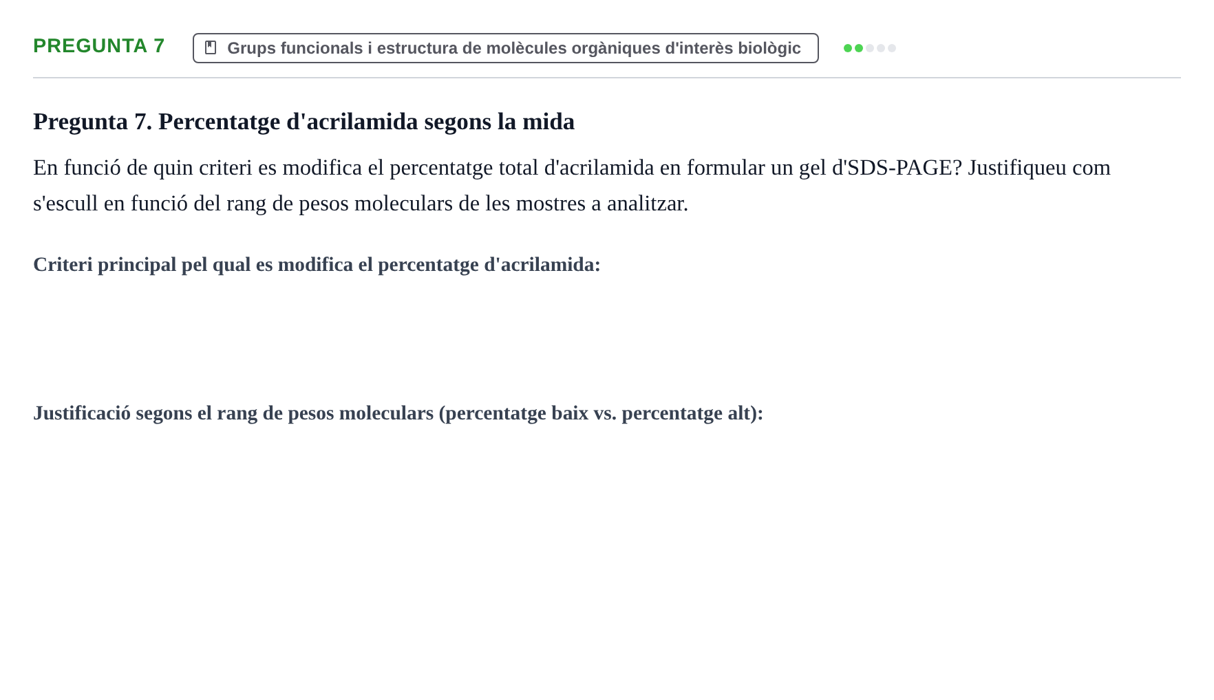Enunciado: Pregunta 7