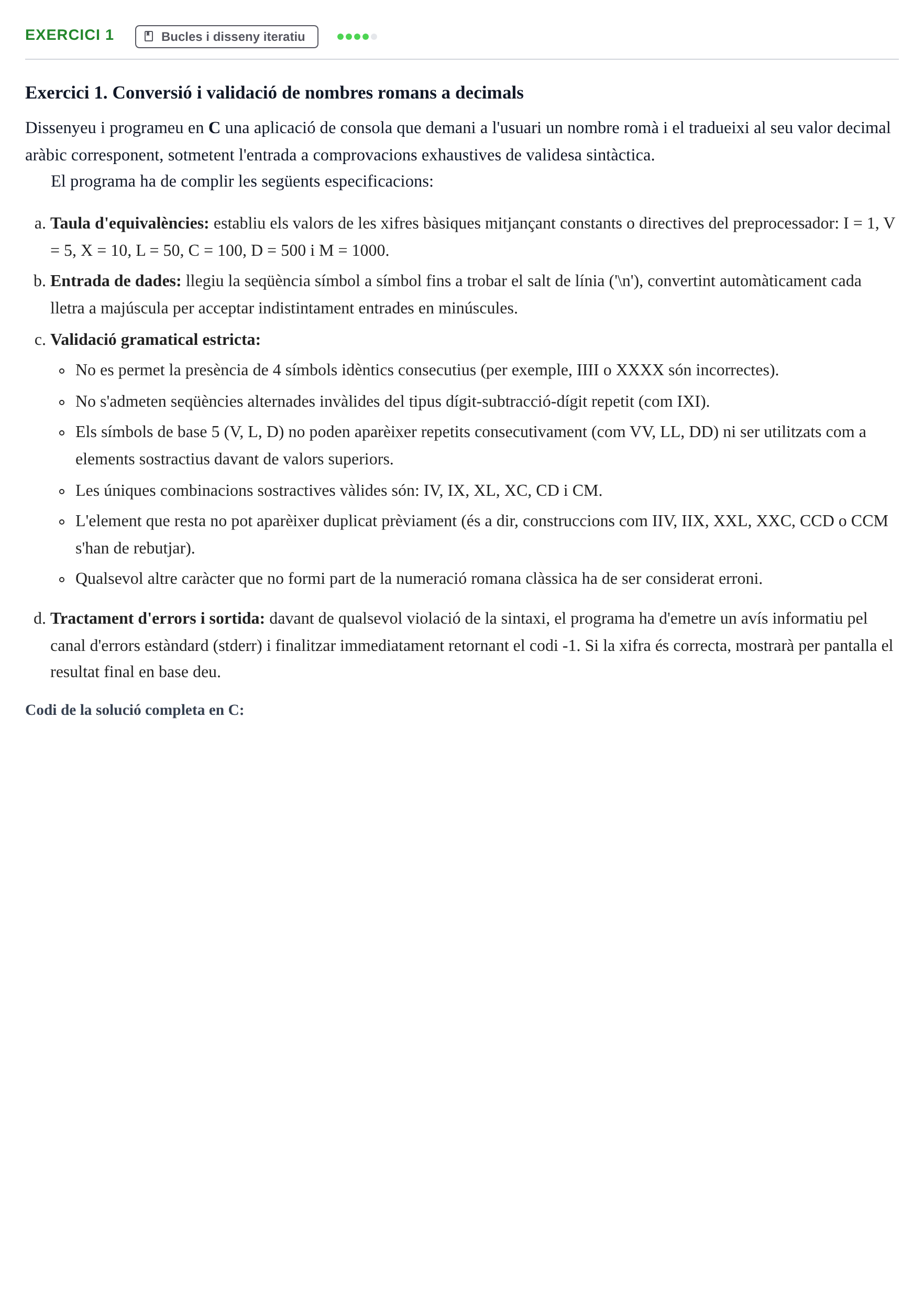 Enunciado: Exercici 1