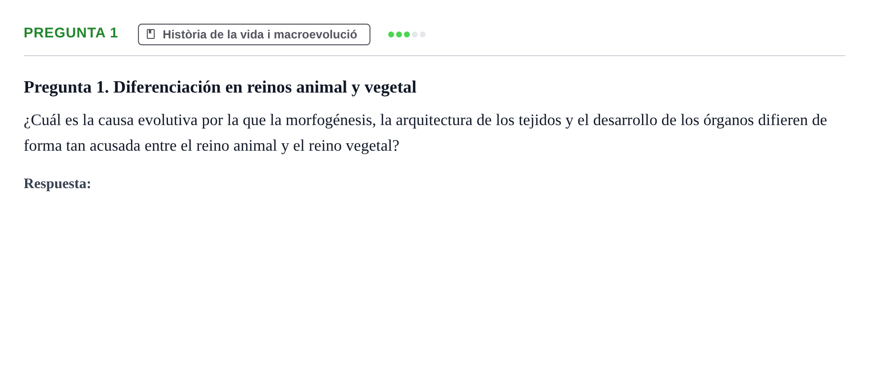 Enunciado: Pregunta 1