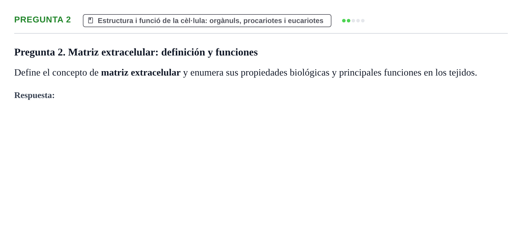 Enunciado: Pregunta 2
