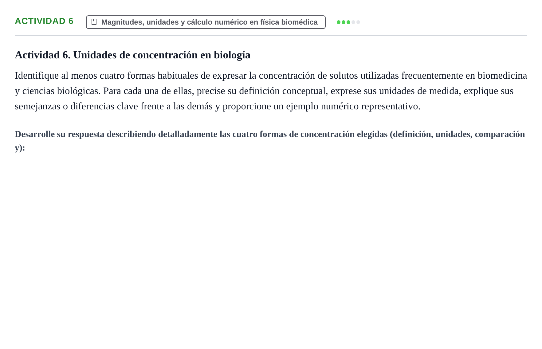 Enunciado: Actividad 6