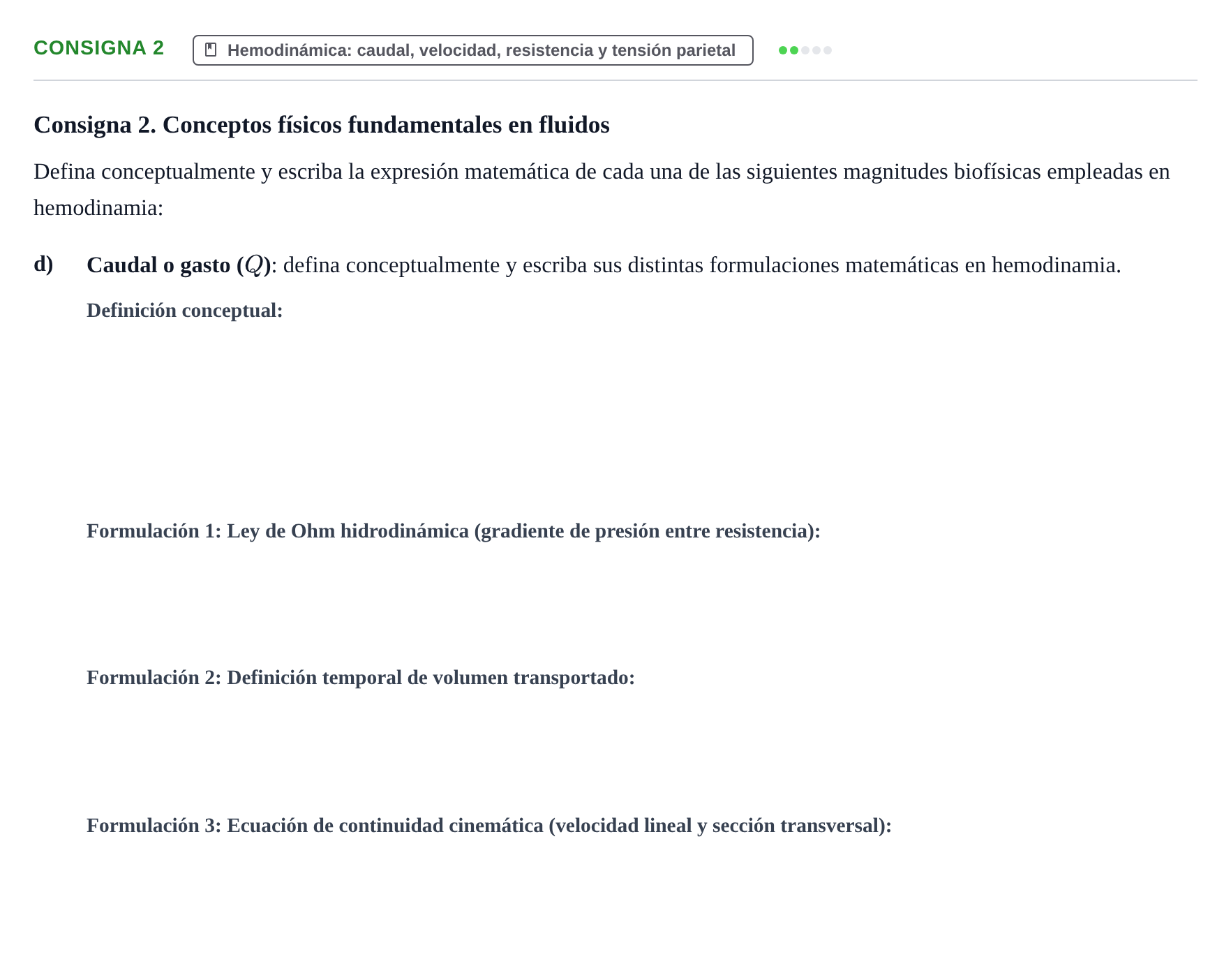 Enunciado: Consigna 2 - Hemodinámica
