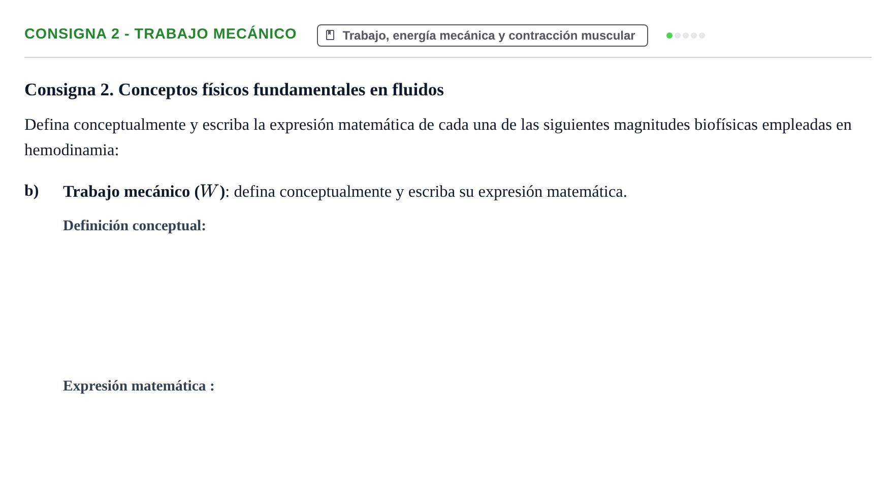 Enunciado: Consigna 2 - Trabajo mecánico