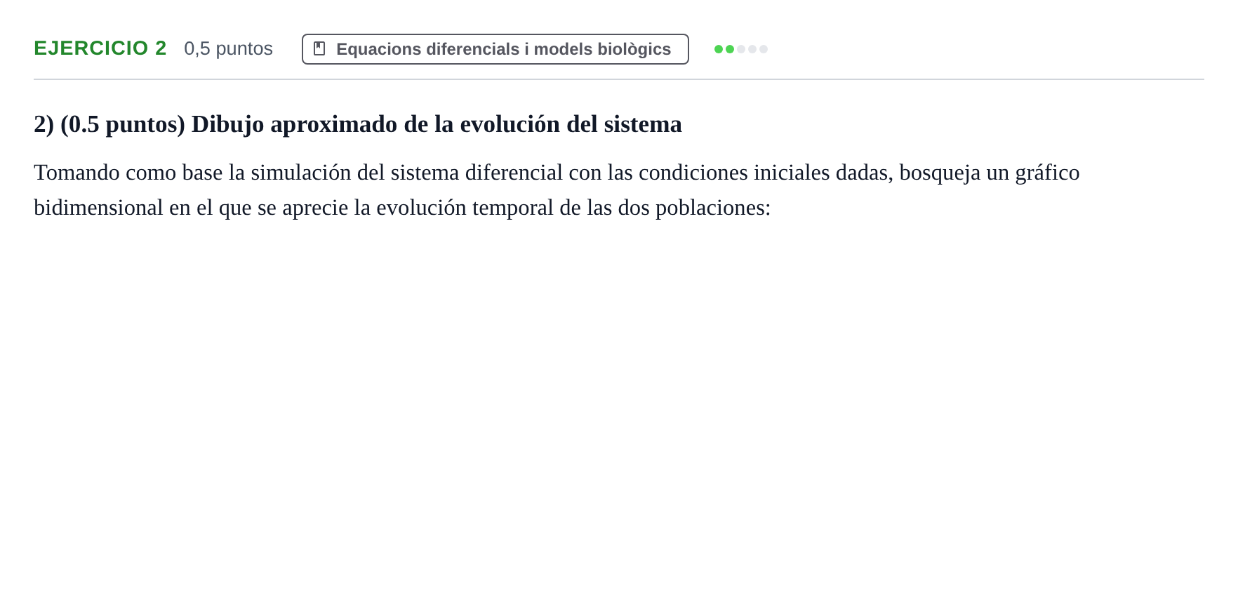 Enunciado: 2