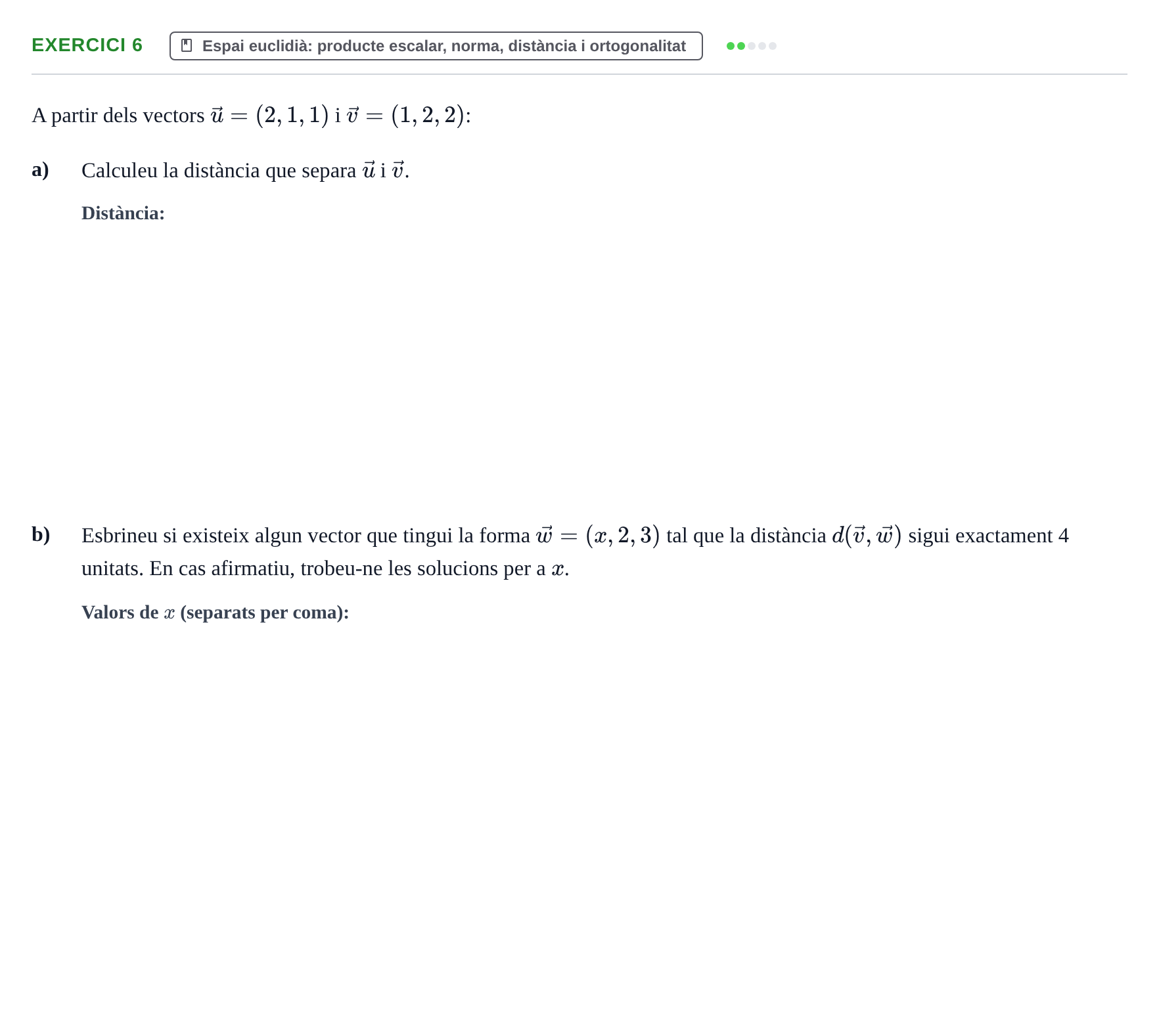 Enunciado: Exercici 6