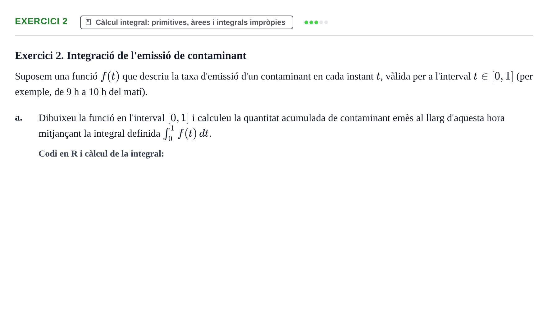 Enunciado: Exercici 2