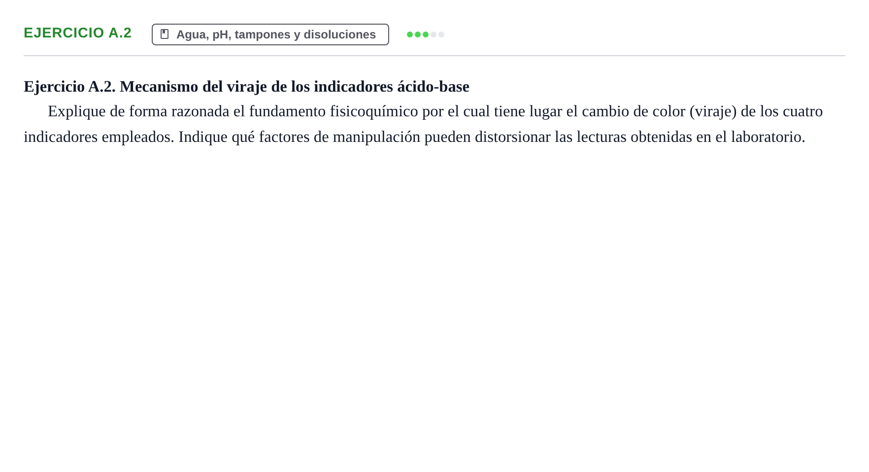 Enunciado: Ejercicio A.2