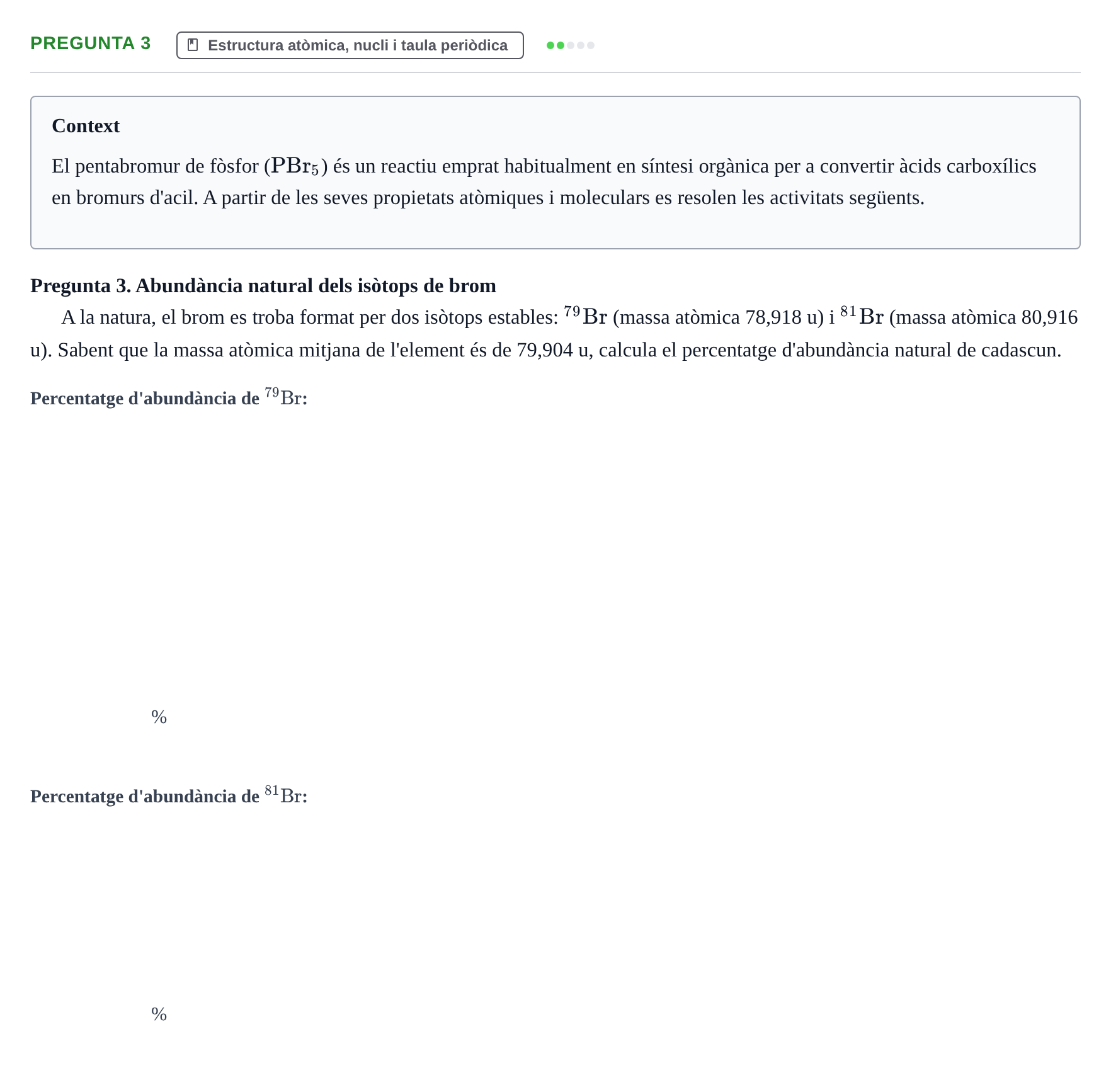 Enunciado: Pregunta 3