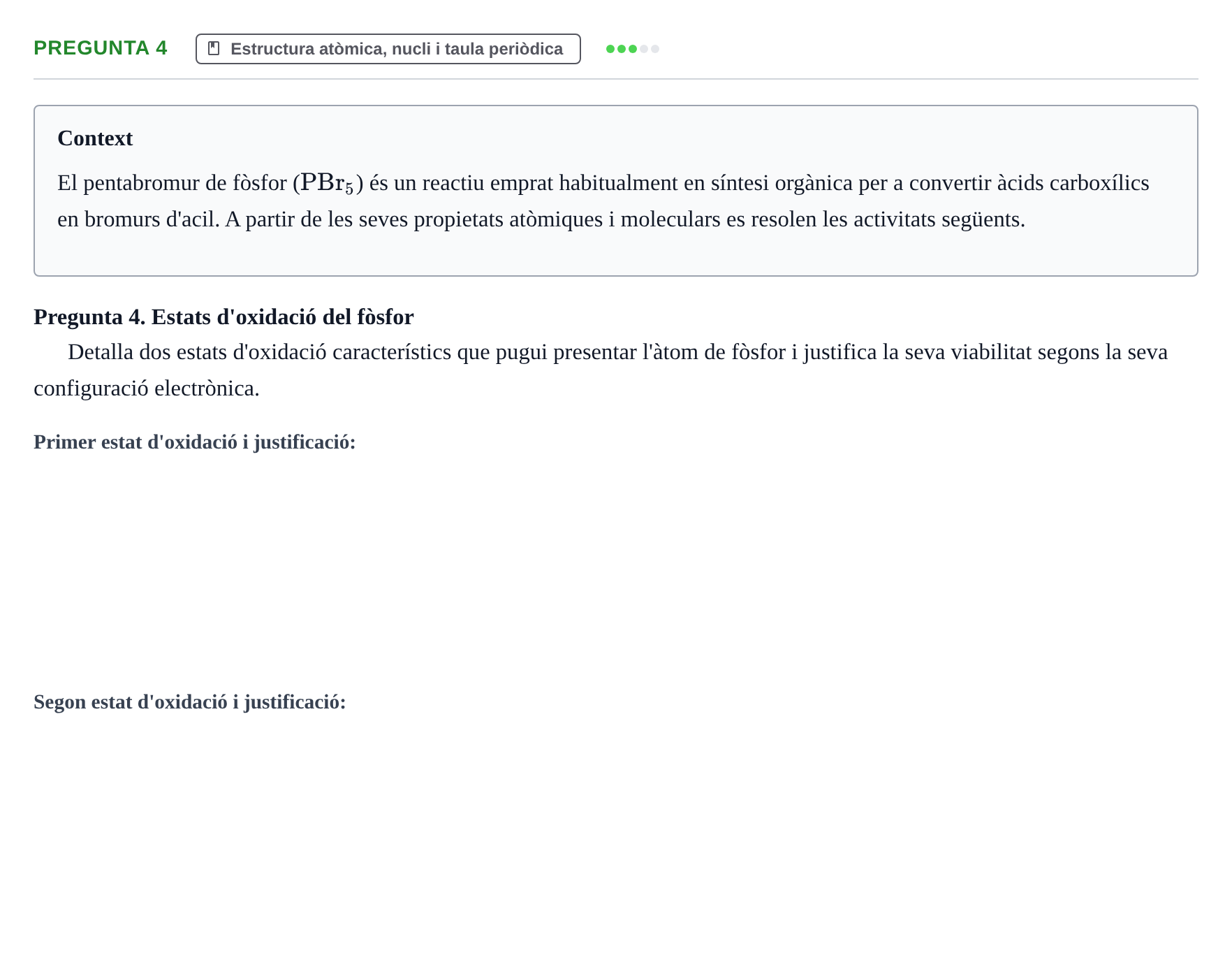 Enunciado: Pregunta 4