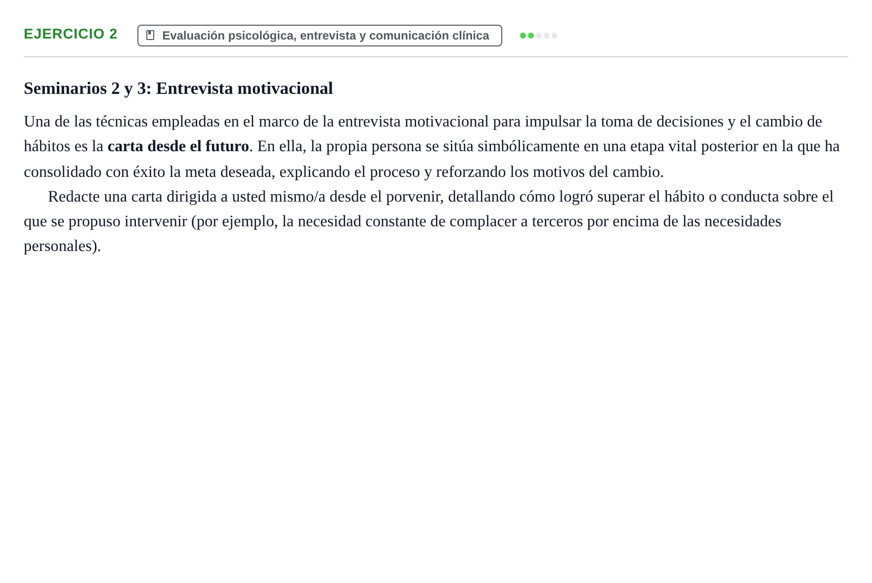 Enunciado: 2