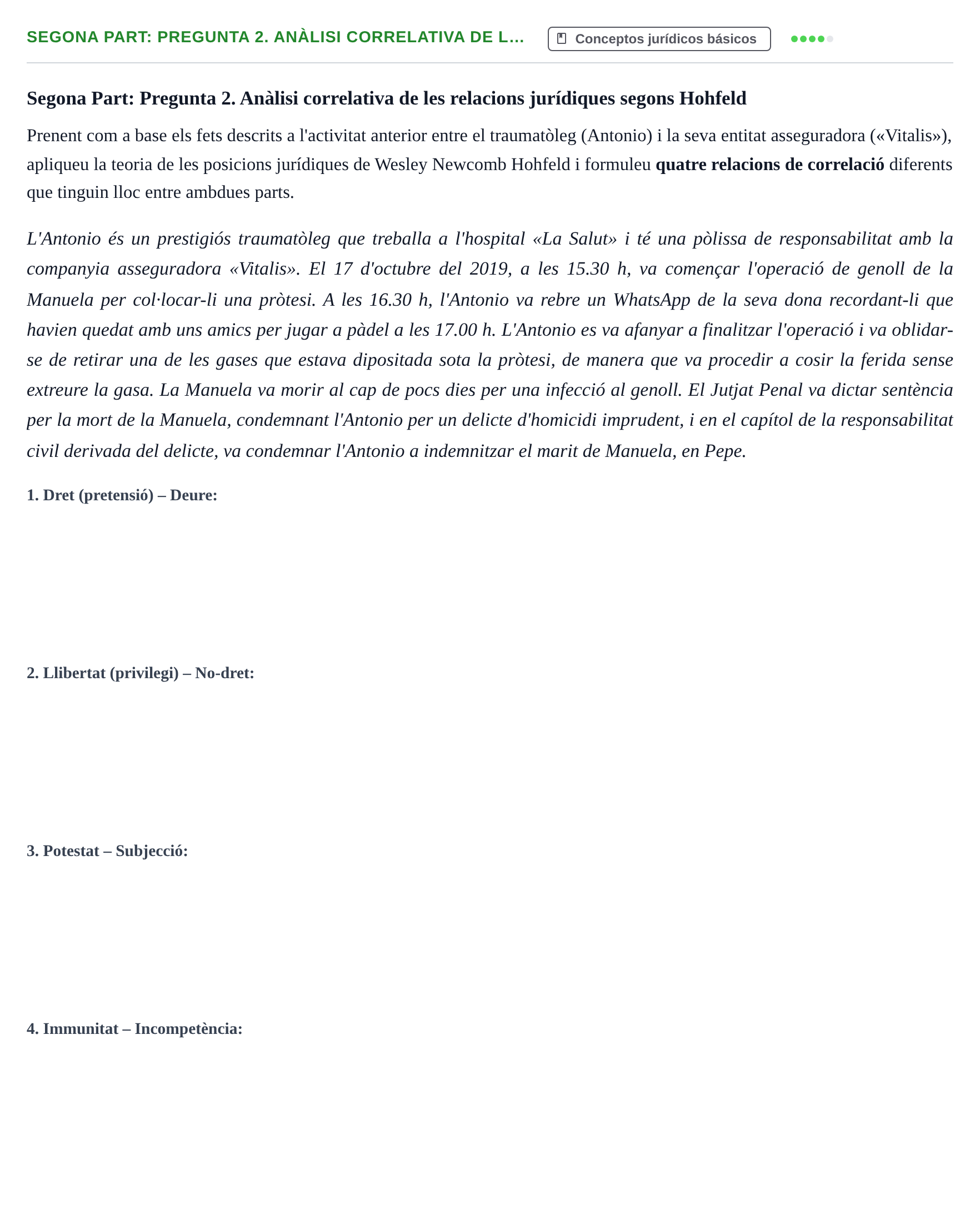 Enunciado: Segona Part: Pregunta 2. Anàlisi correlativa de l…