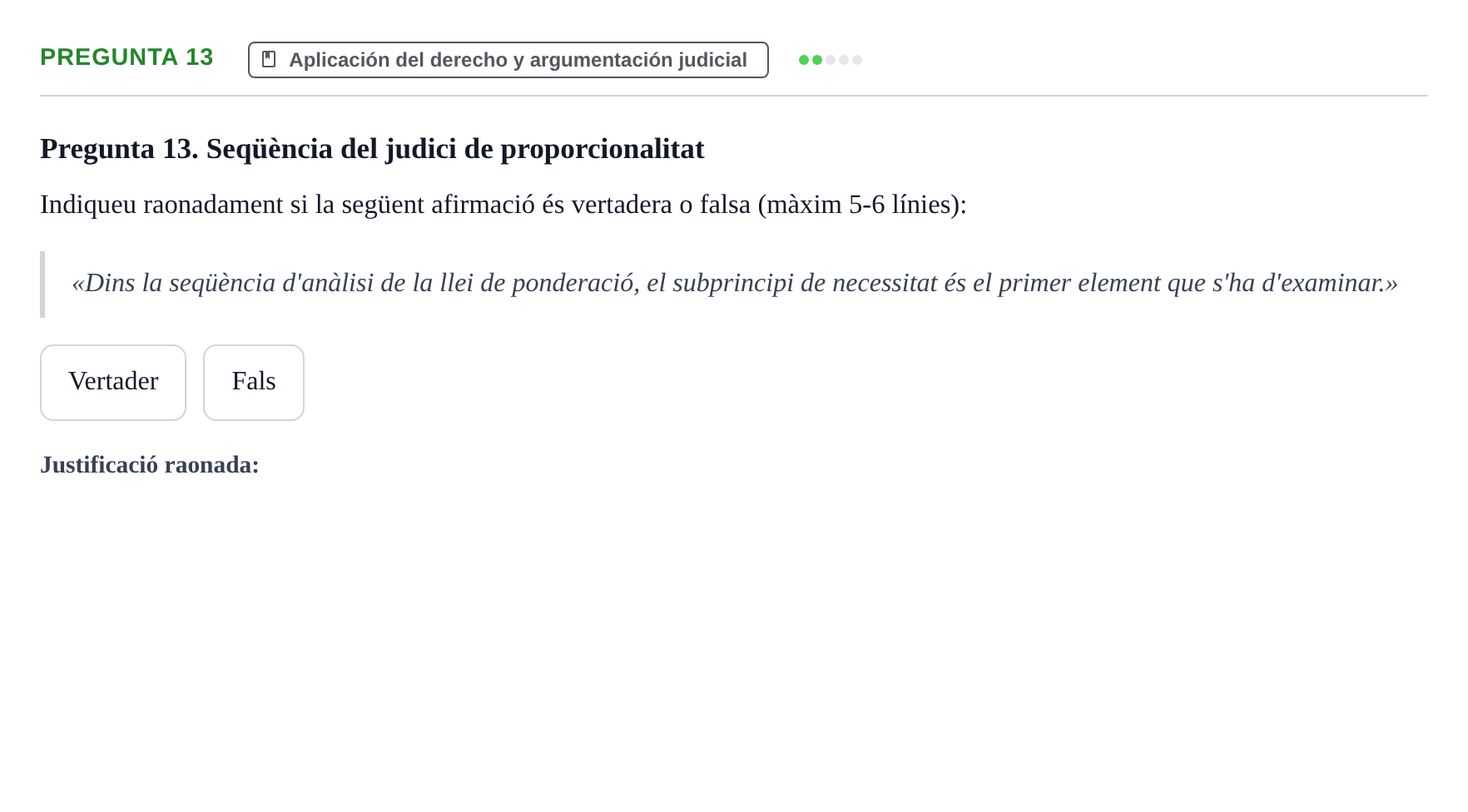 Enunciado: Pregunta 13