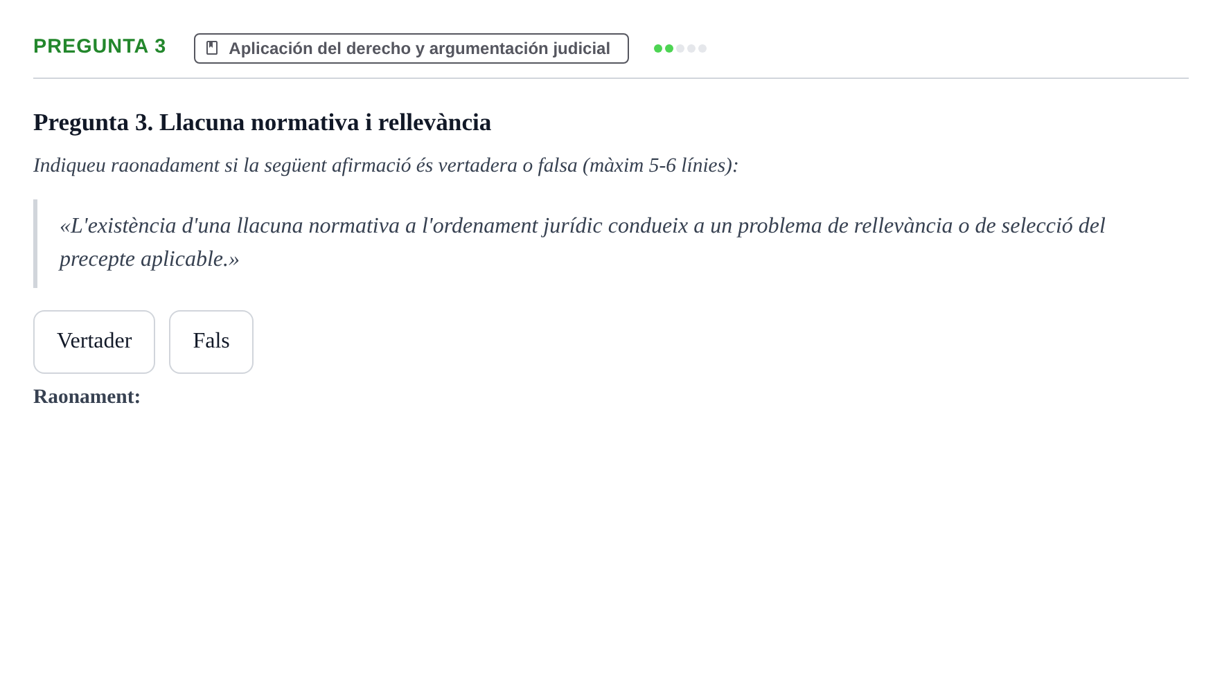 Enunciado: Pregunta 3