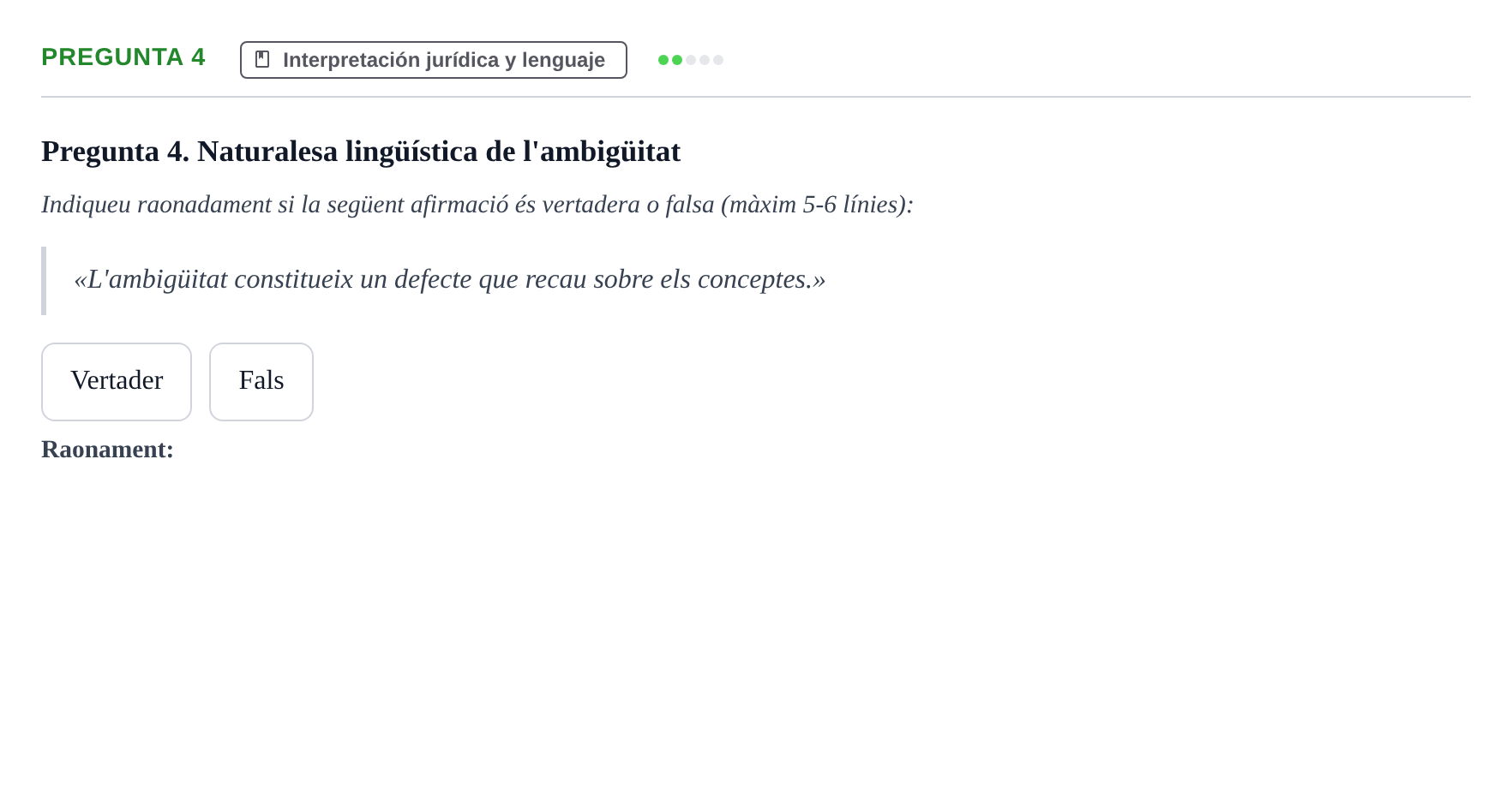 Enunciado: Pregunta 4