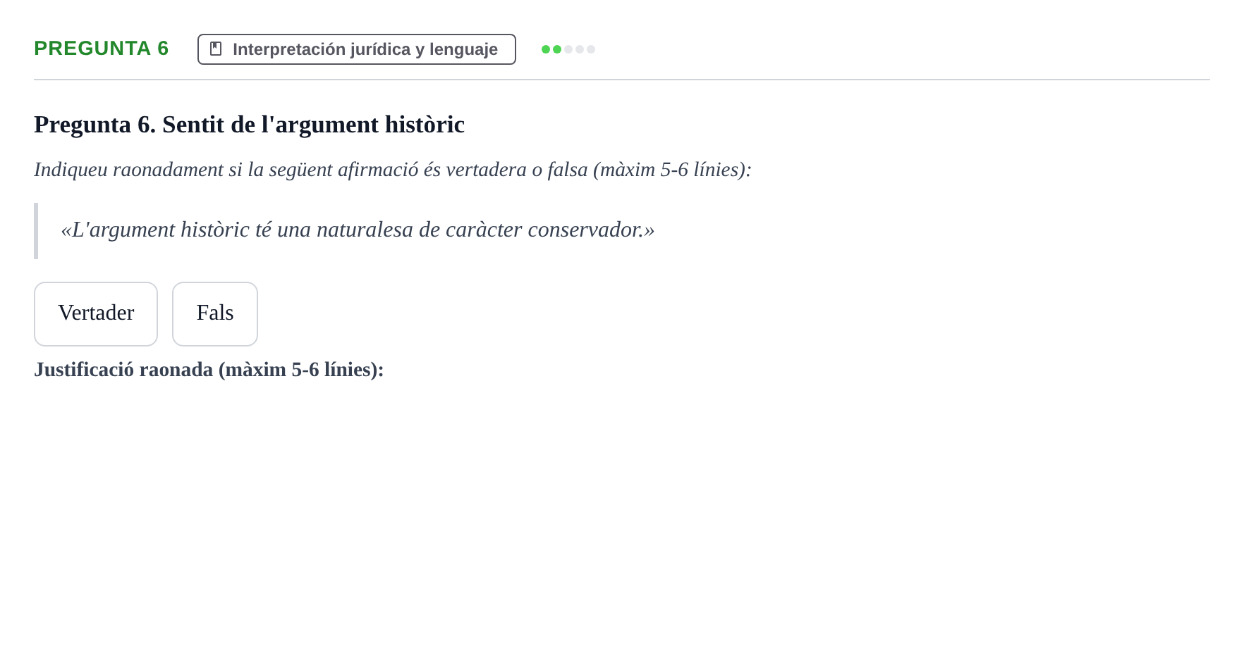 Enunciado: Pregunta 6