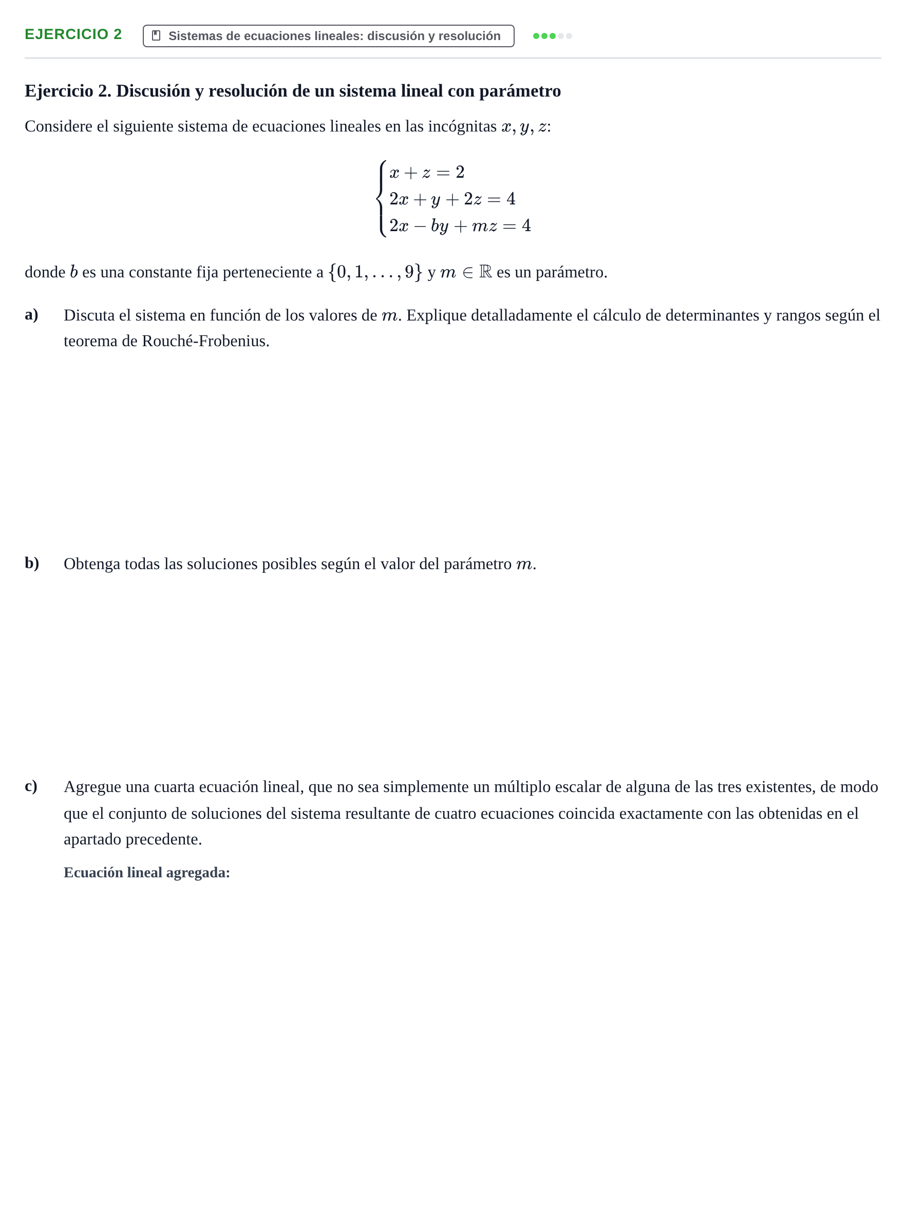 Enunciado: Ejercicio 2
