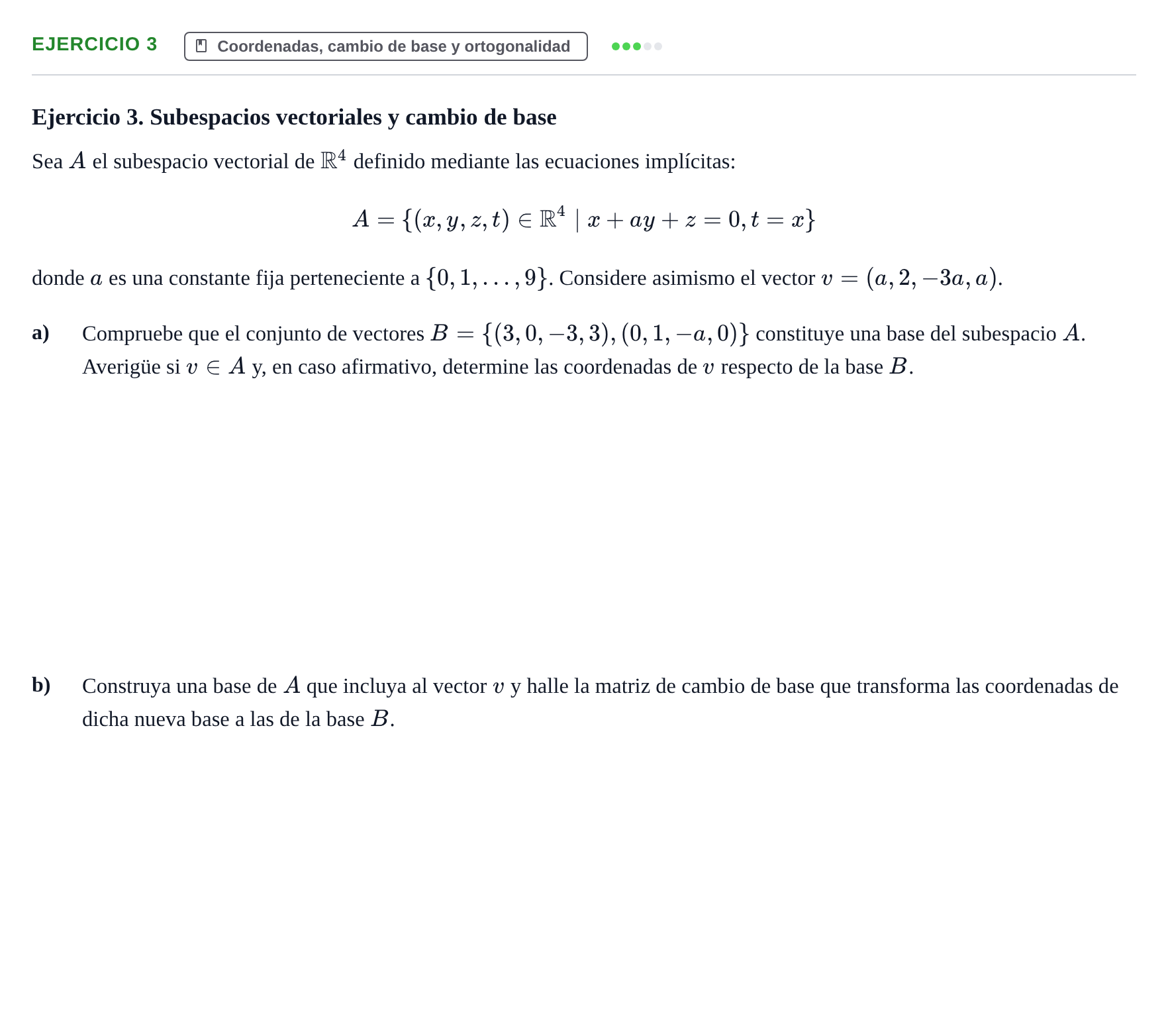 Enunciado: Ejercicio 3