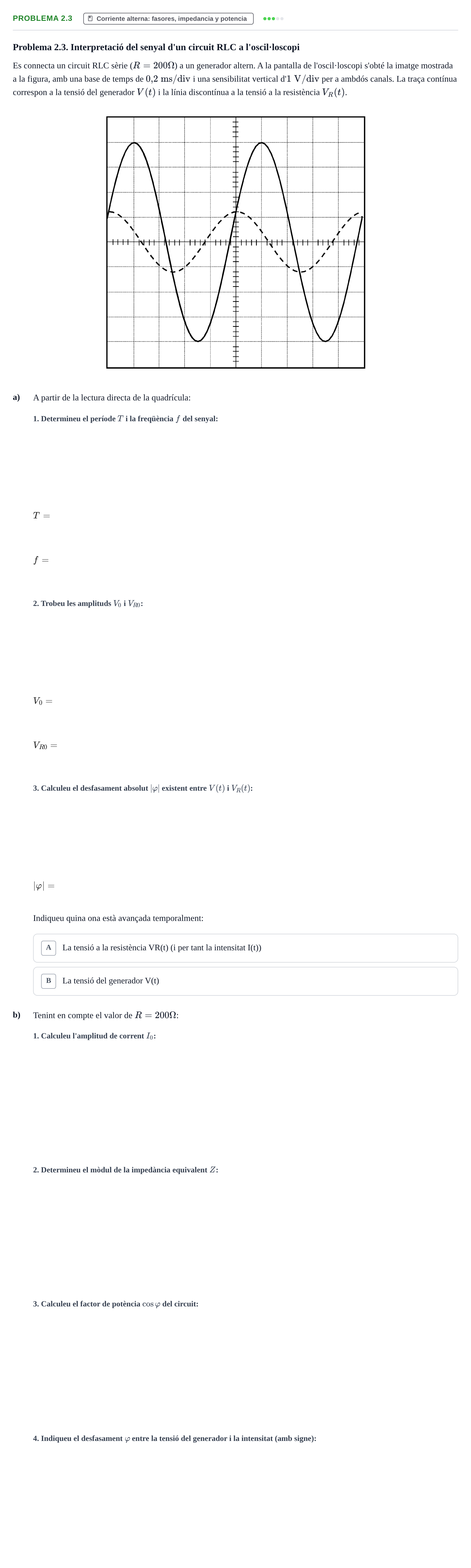 Enunciado: Problema 2.3