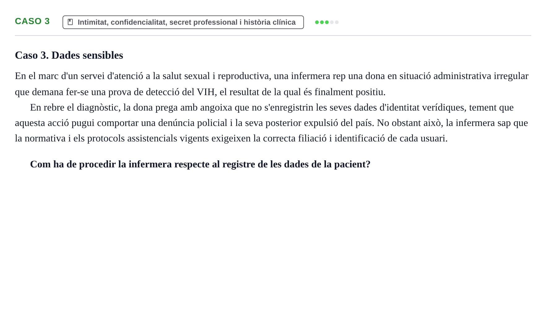 Enunciado: Caso 3