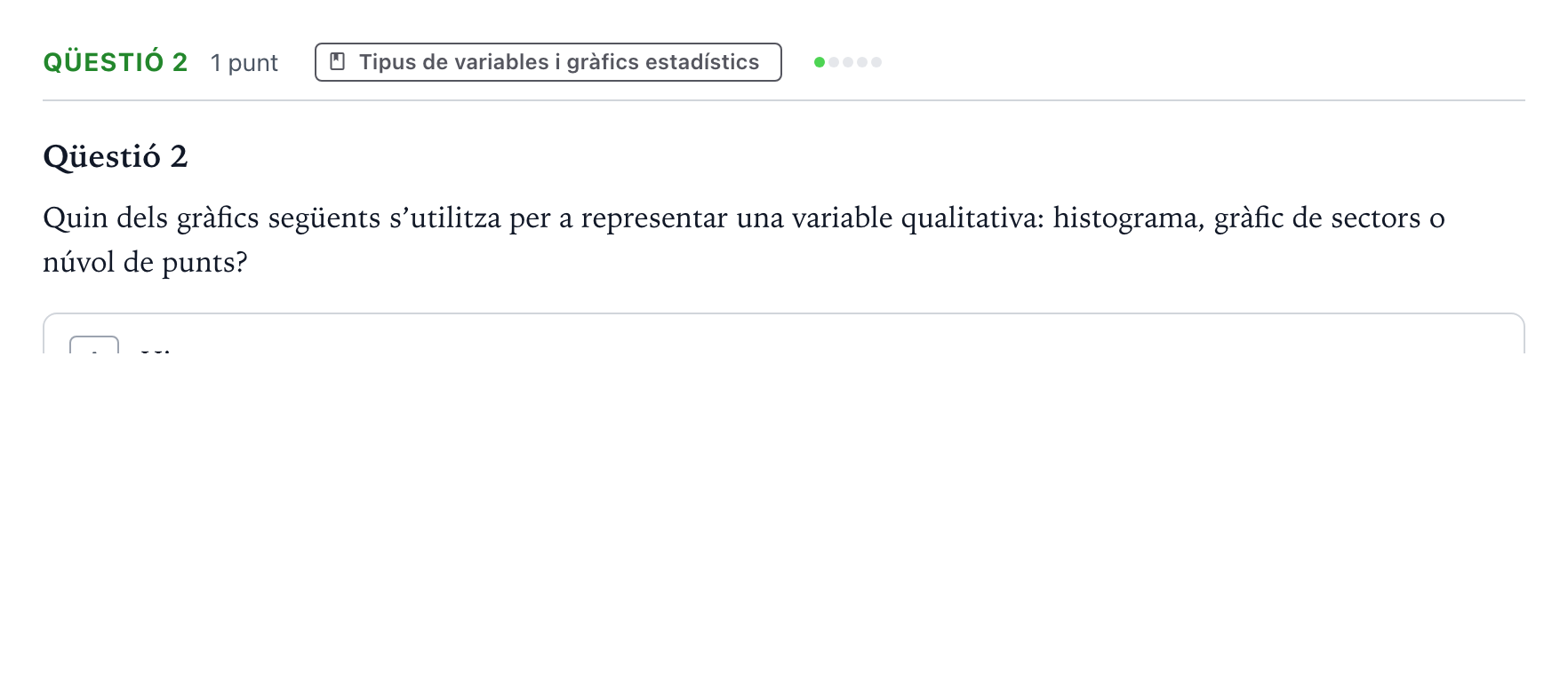 Enunciado: Ejercicio Qüestió 2 · Estadística Majors de 25 anys (Catalunya) Tribunal especial Serie 3 2026