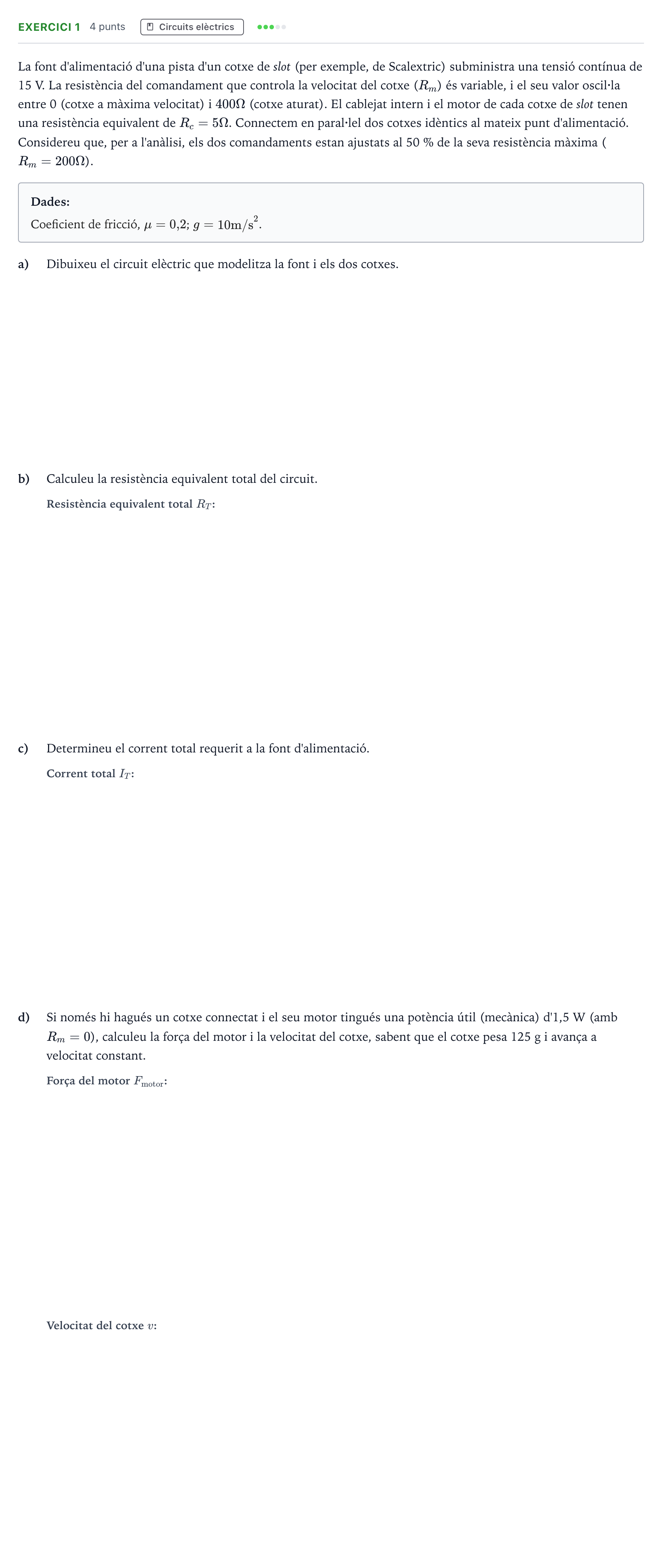 Enunciado: Problema 1 · Física Majors de 25 anys (Catalunya) Tribunal ordinari Serie 2 2026