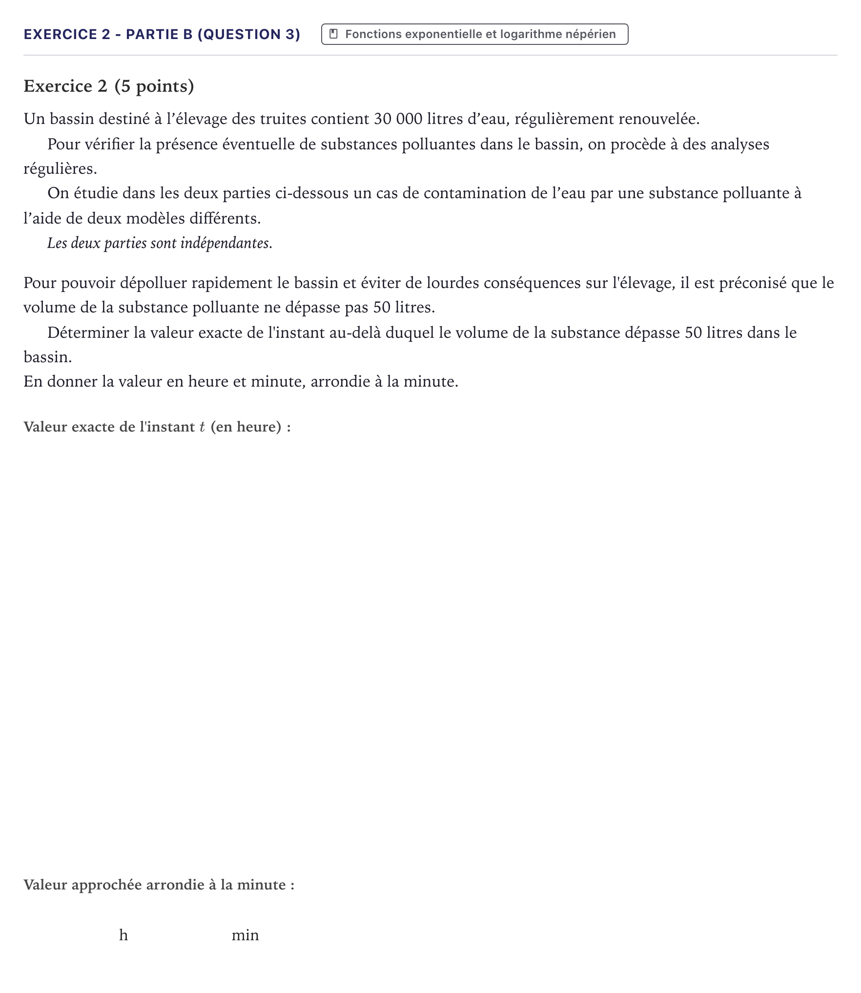 Énoncé: Exercice 2 - Partie B (question 3) · Bac Mathématiques Métropole 2026 (sujet 2)