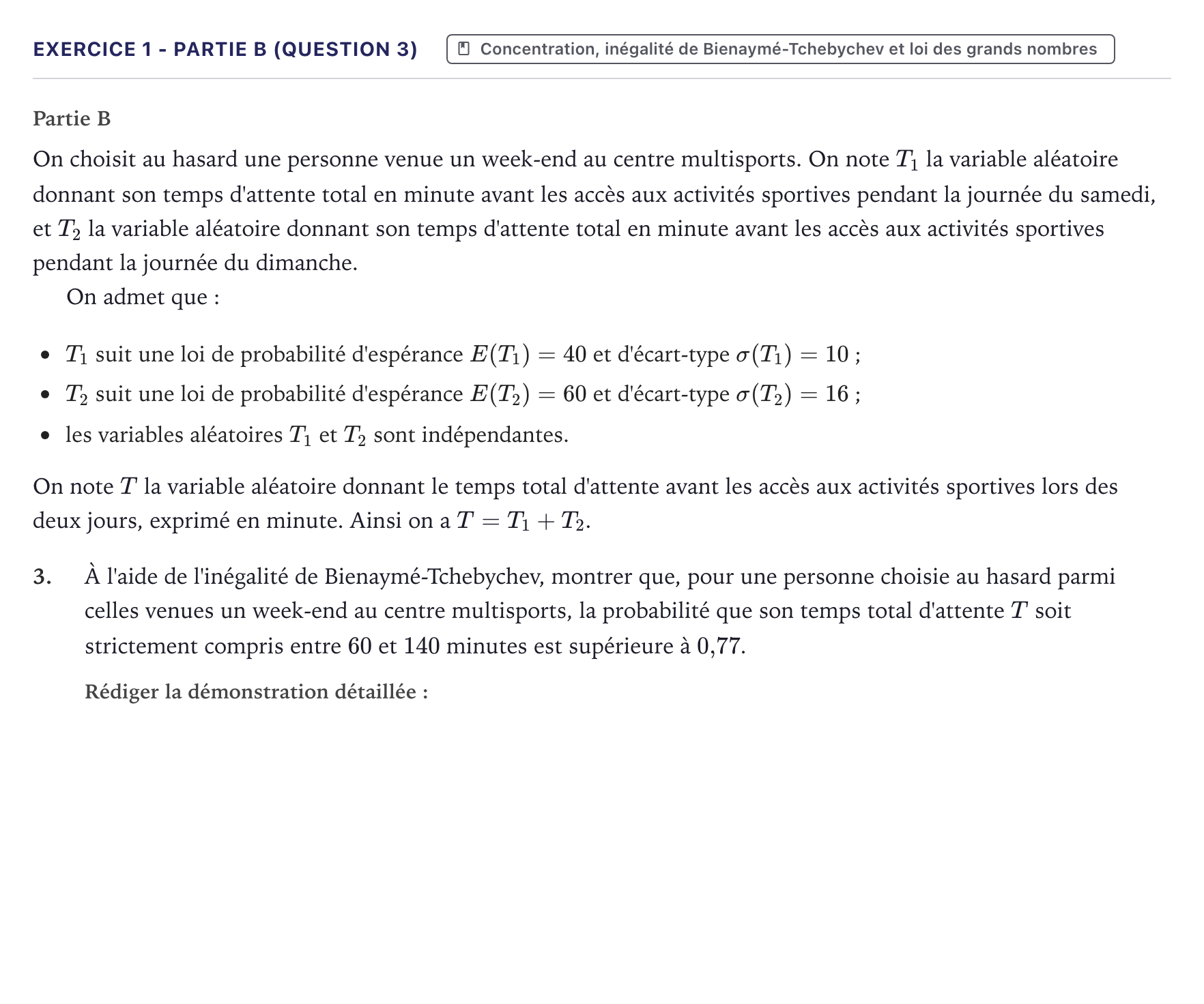 Énoncé: Exercice 1 - Partie B (question 3) · Bac Mathématiques Métropole 2025 (sujet 2)