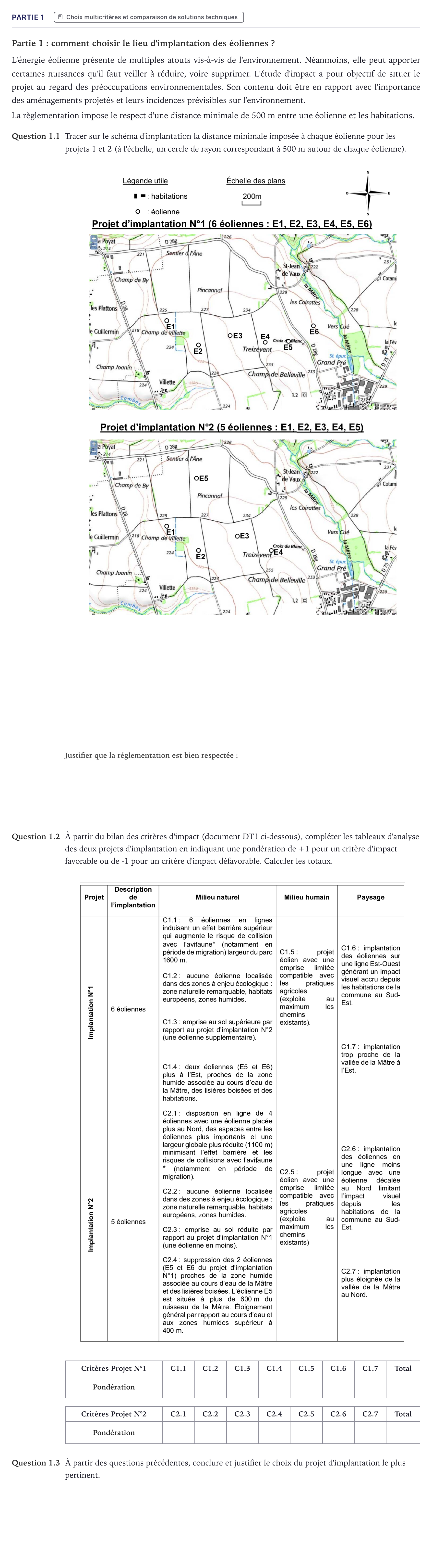 Énoncé: Partie 1 · Bac STI2D Ingénierie, Innovation et Développement Durable Métropole - AC 2025