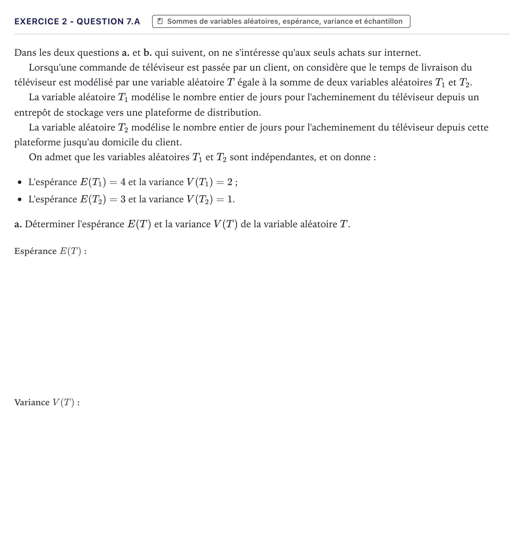Énoncé: Exercice 2 - Question 7.a · Bac Mathématiques Métropole 2024 (sujet 1)
