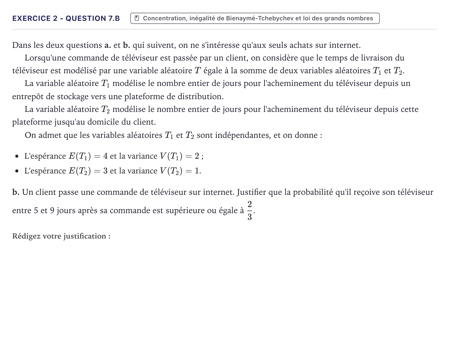 Énoncé: Exercice 2 - Question 7.b · Bac Mathématiques Métropole 2024 (sujet 1)